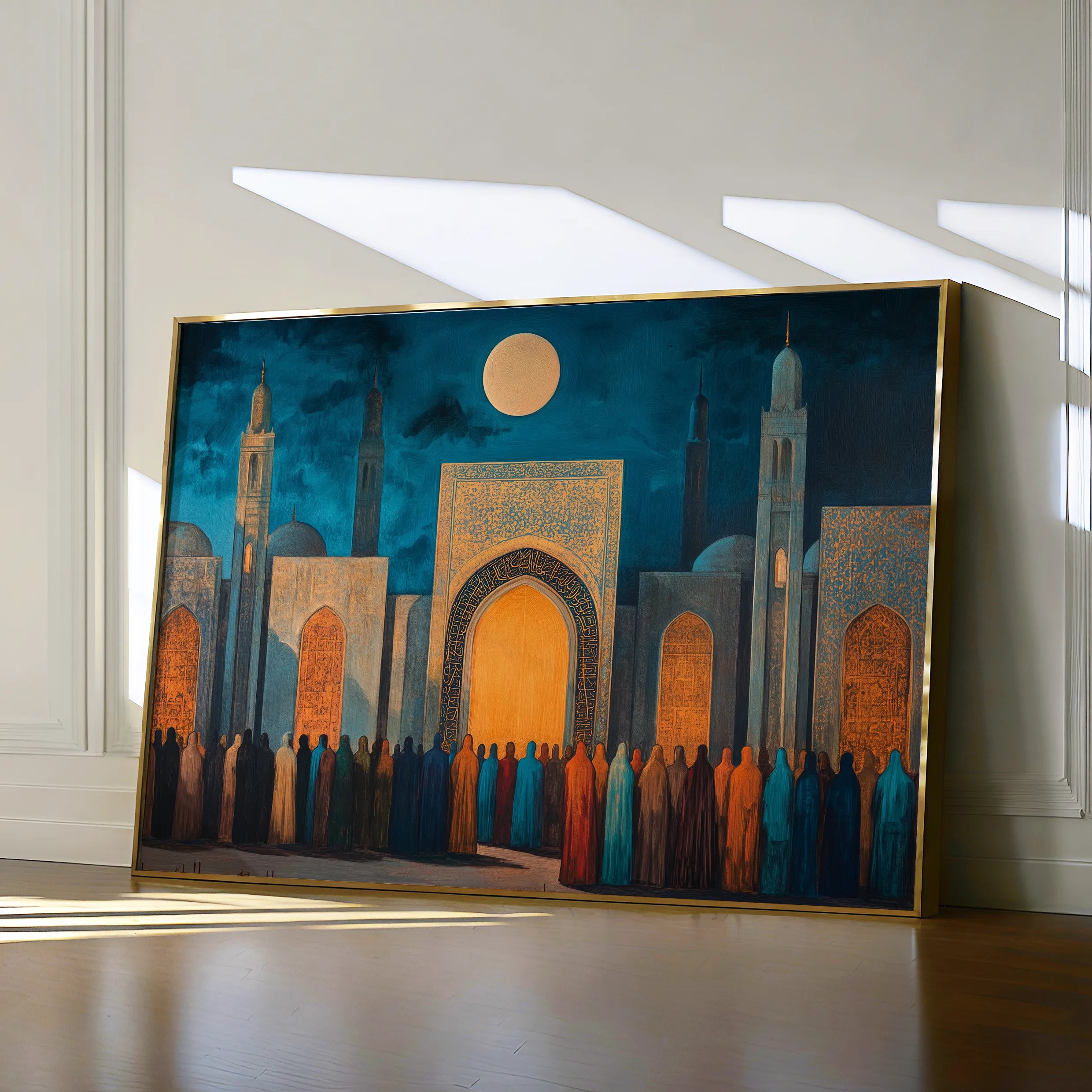 Orientalist Canvas Wall Art WAD118-OR 90 x 60 cm / Stretched on hidden frame