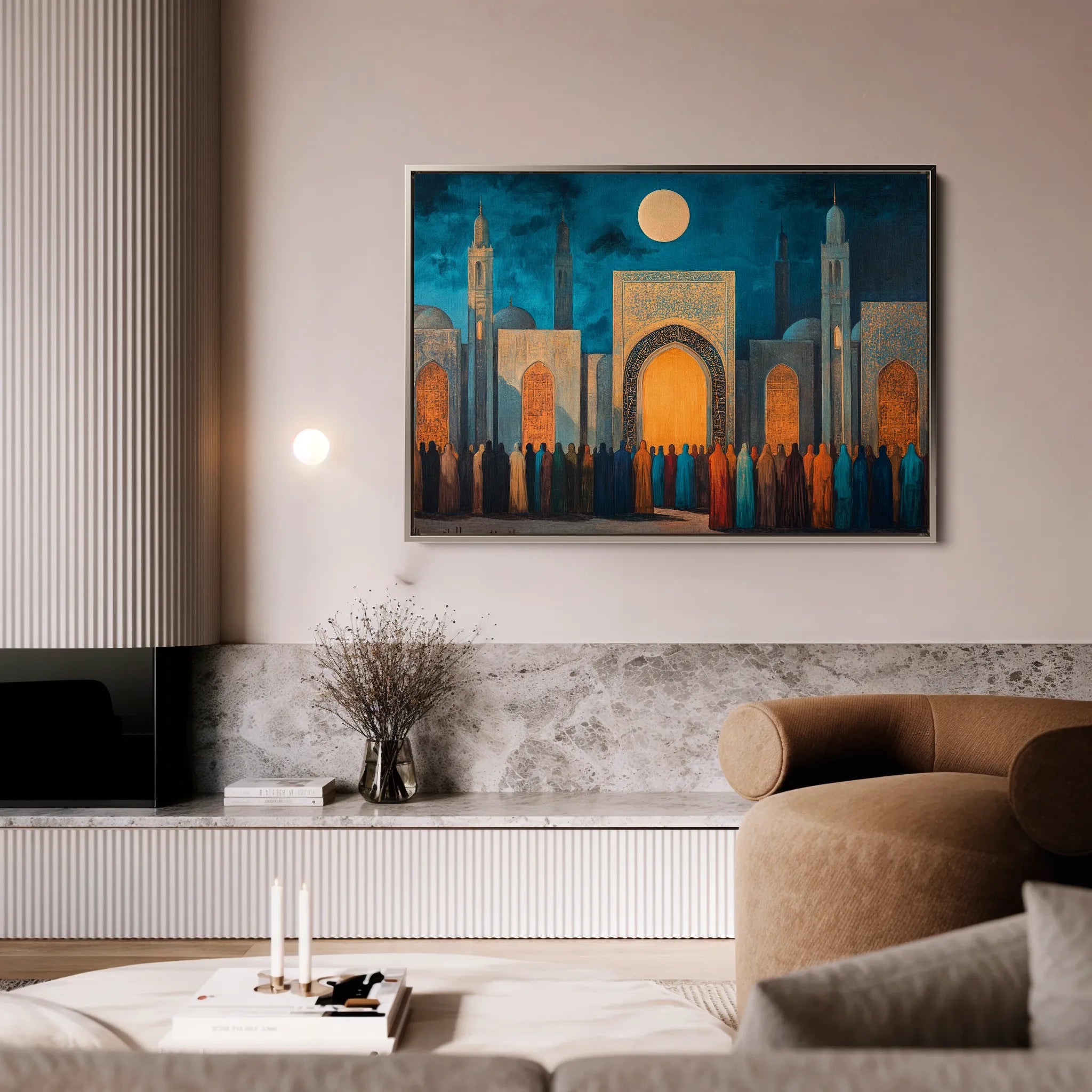 Orientalist Canvas Wall Art WAD118-OR 90 x 60 cm / Stretched on hidden frame