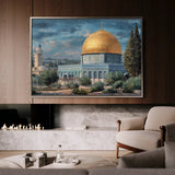 Palestine 118 Canvas Art 60 x 40 cm / Stretched on hidden frame