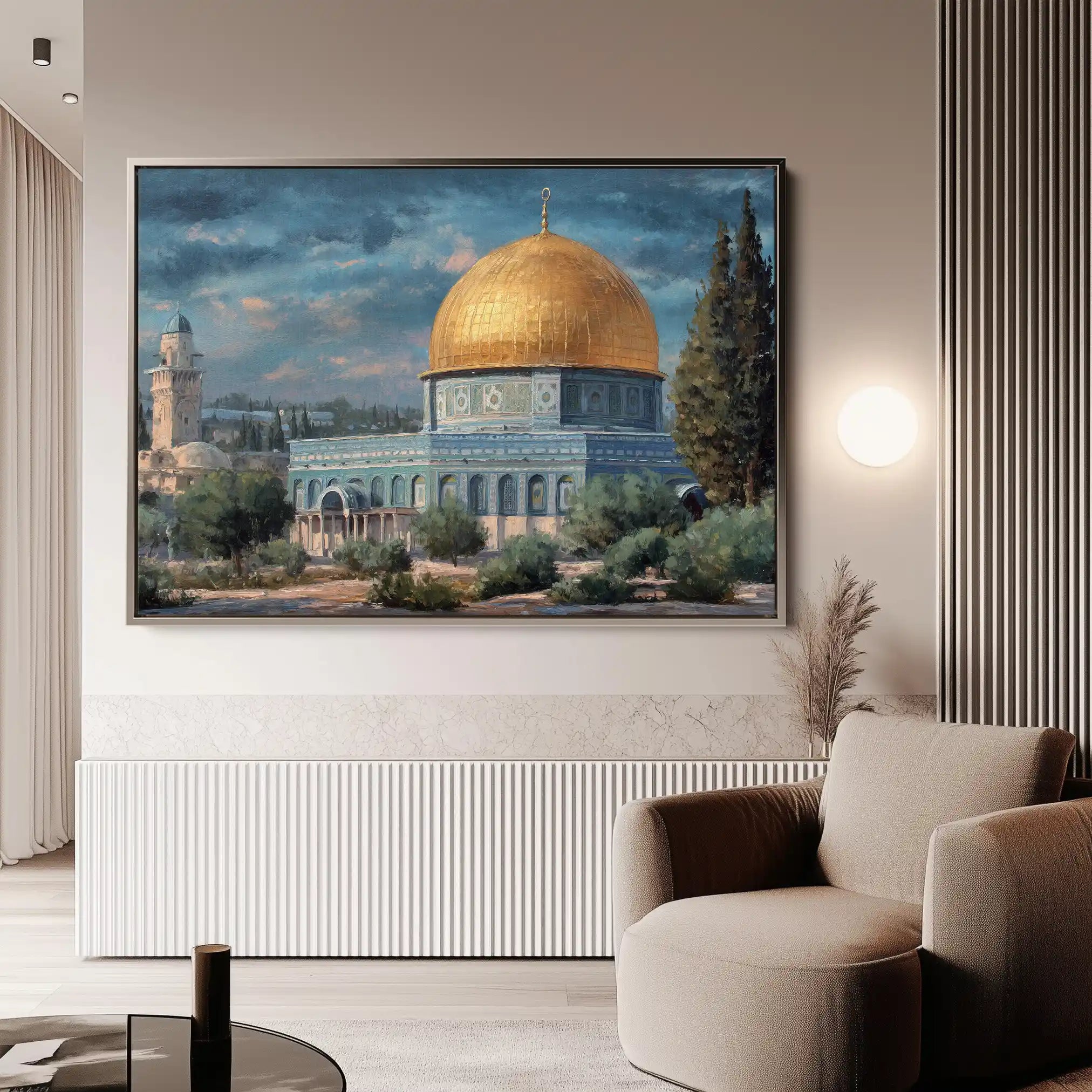 Palestine 118 Canvas Art 60 x 40 cm / Stretched on hidden frame