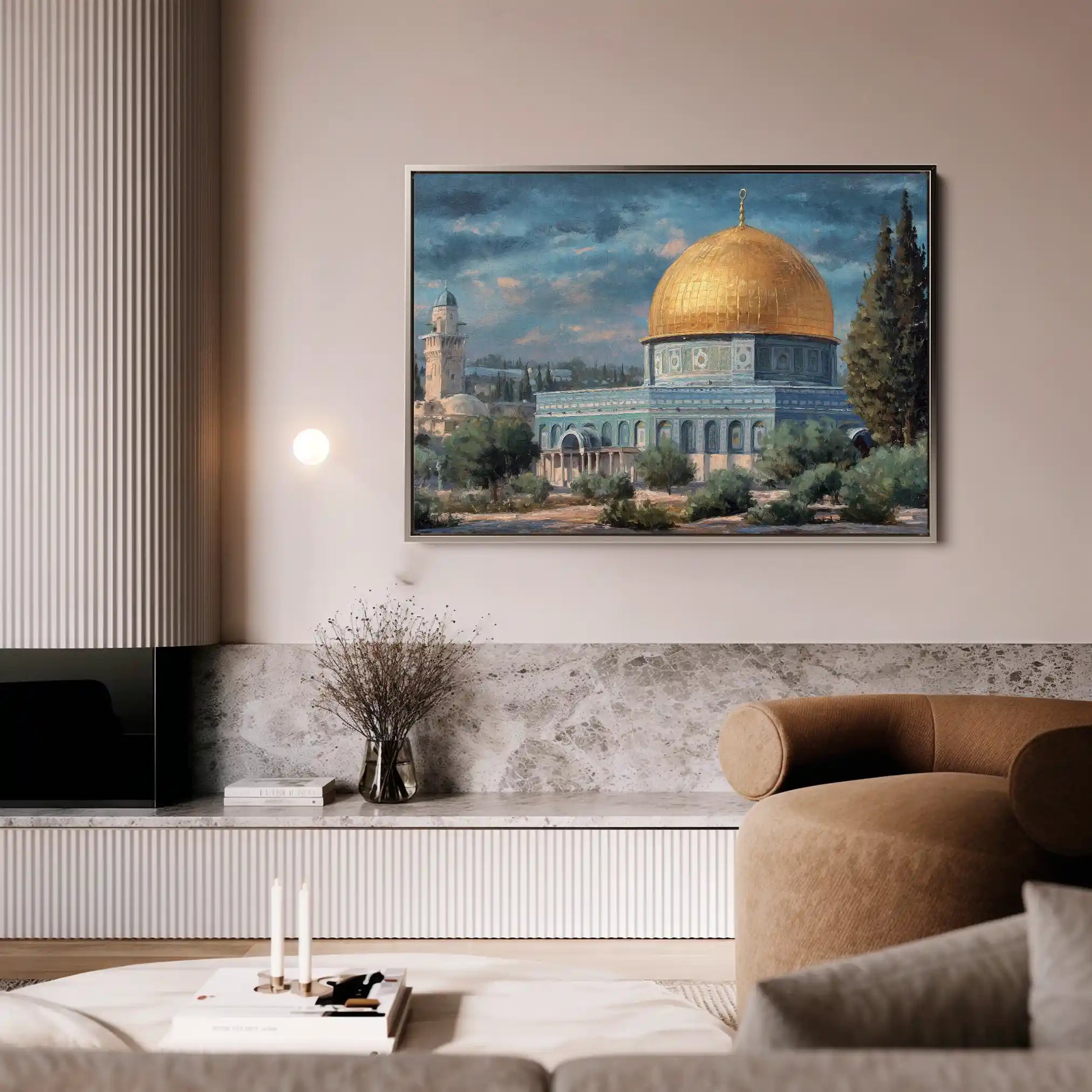 Palestine 118 Canvas Art 60 x 40 cm / Stretched on hidden frame
