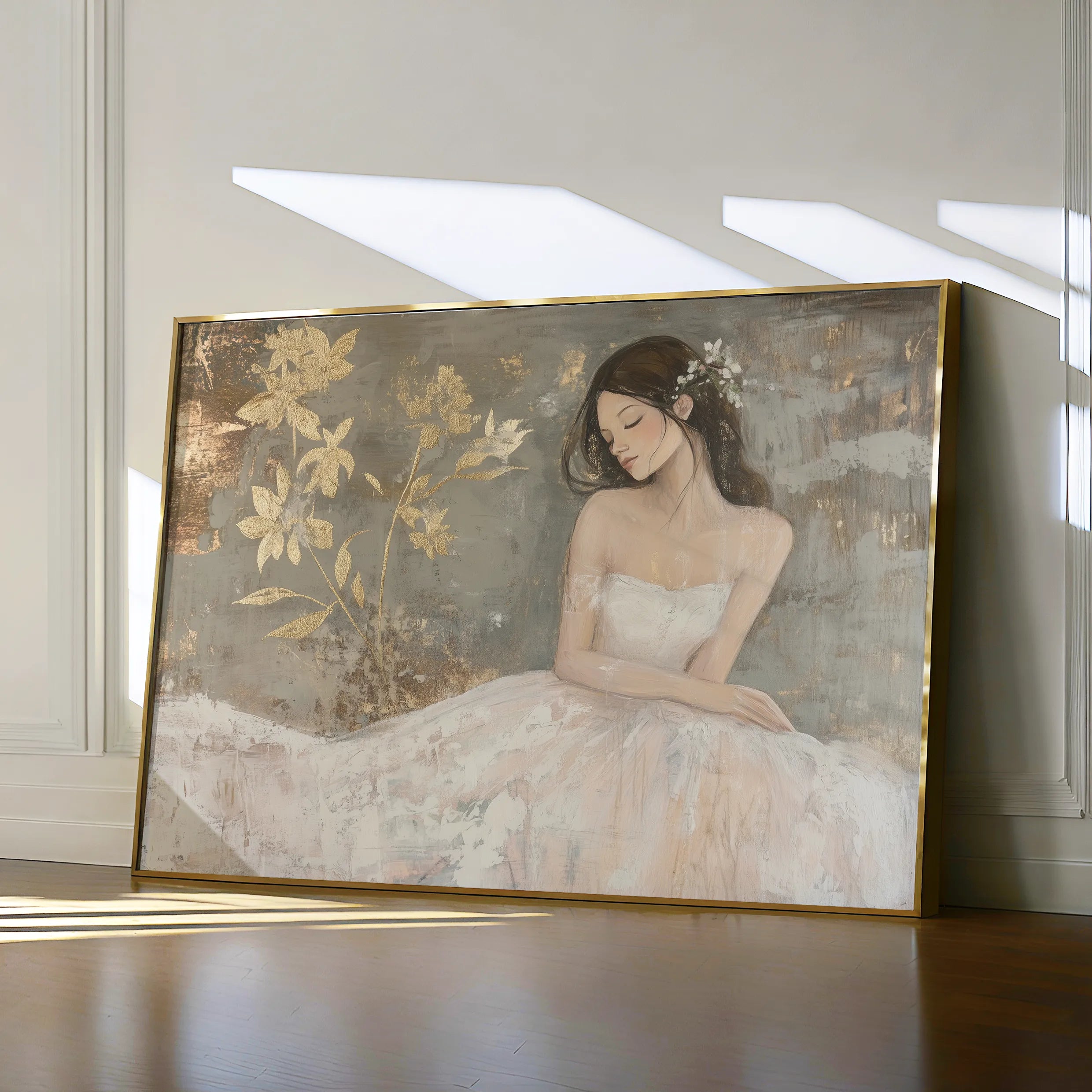 Portrait Canvas Wall Art WAD118-P 90 x 60 cm / Stretched on hidden frame