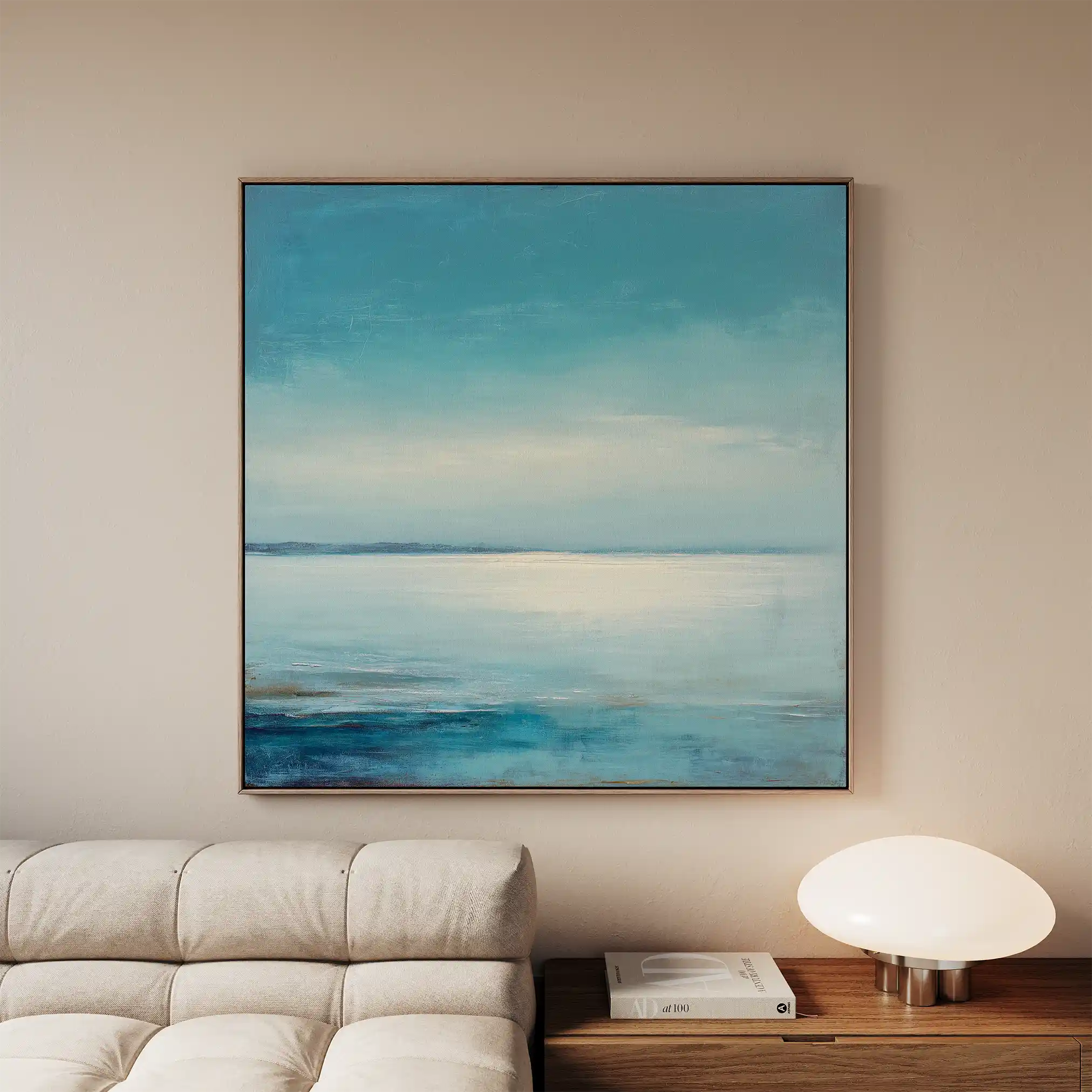 Abstract 1180 Canvas Art 60 x 60 cm / Stretched on hidden frame