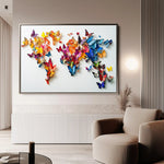 Floral Canvas Wall Art WAD1180-F 90 x 60 cm / Stretched on hidden frame