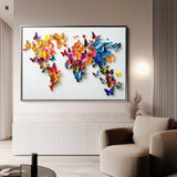 Floral Canvas Wall Art WAD1180-F 90 x 60 cm / Stretched on hidden frame