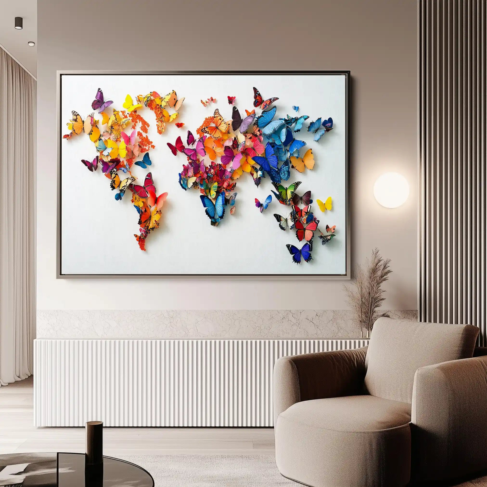 Floral Canvas Wall Art WAD1180-F 90 x 60 cm / Stretched on hidden frame