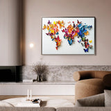 Floral Canvas Wall Art WAD1180-F 90 x 60 cm / Stretched on hidden frame