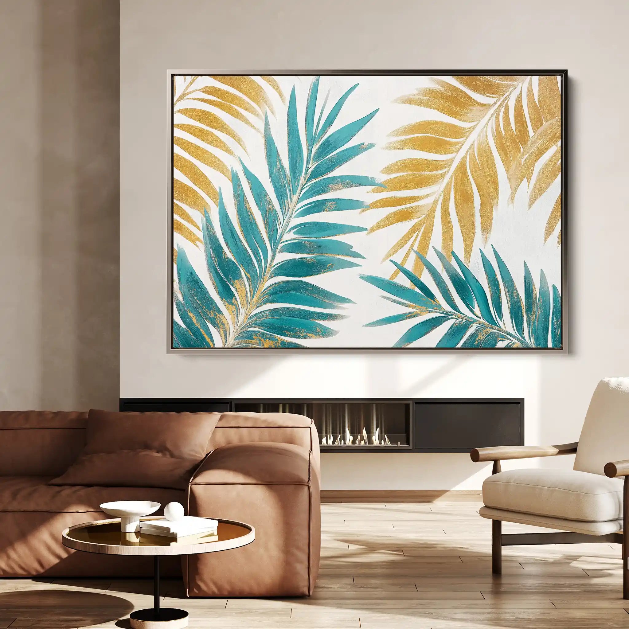 Floral Canvas Wall Art WAD1181-F 90 x 60 cm / Stretched on hidden frame