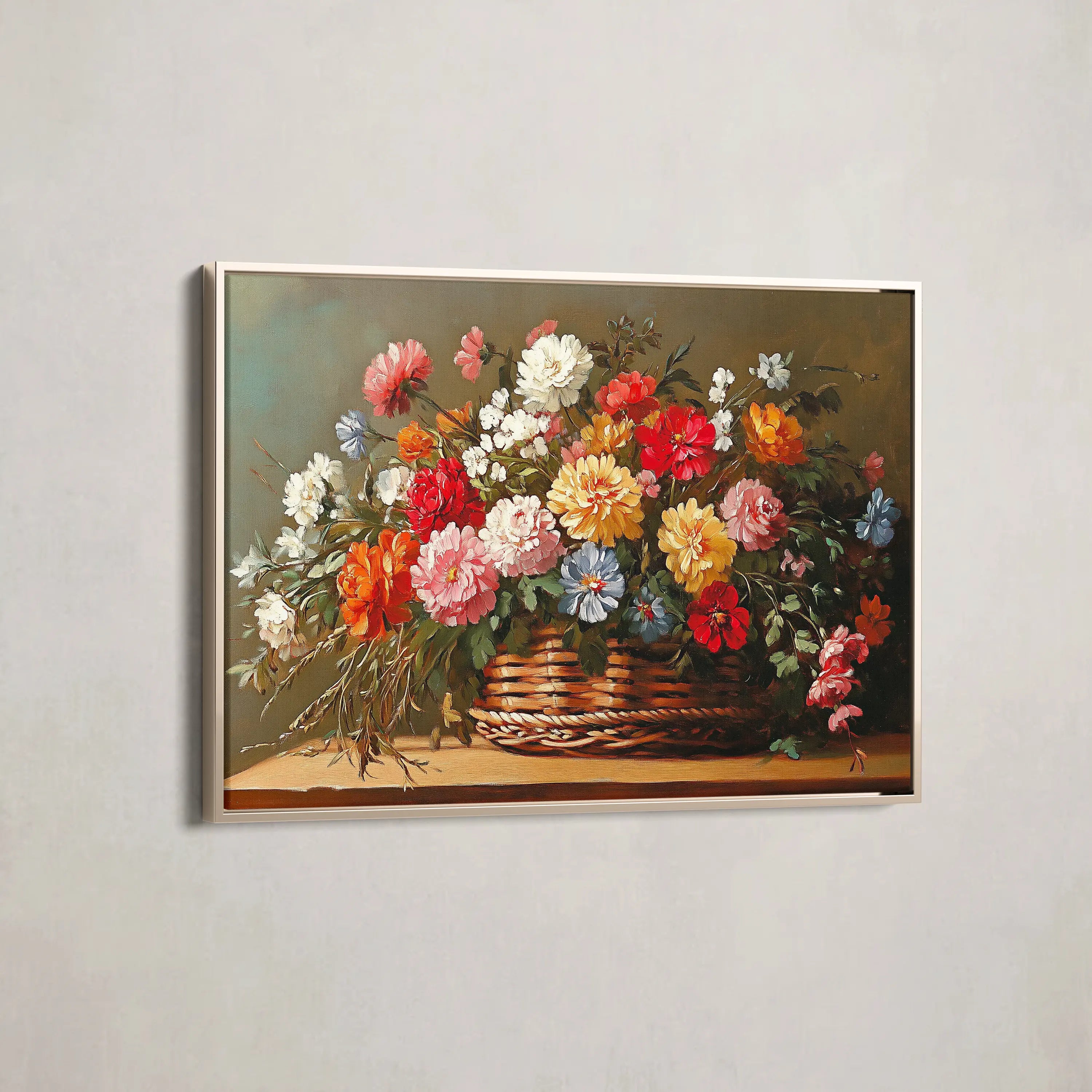 Floral Canvas Wall Art WAD1182-F 90 x 60 cm / Stretched on hidden frame