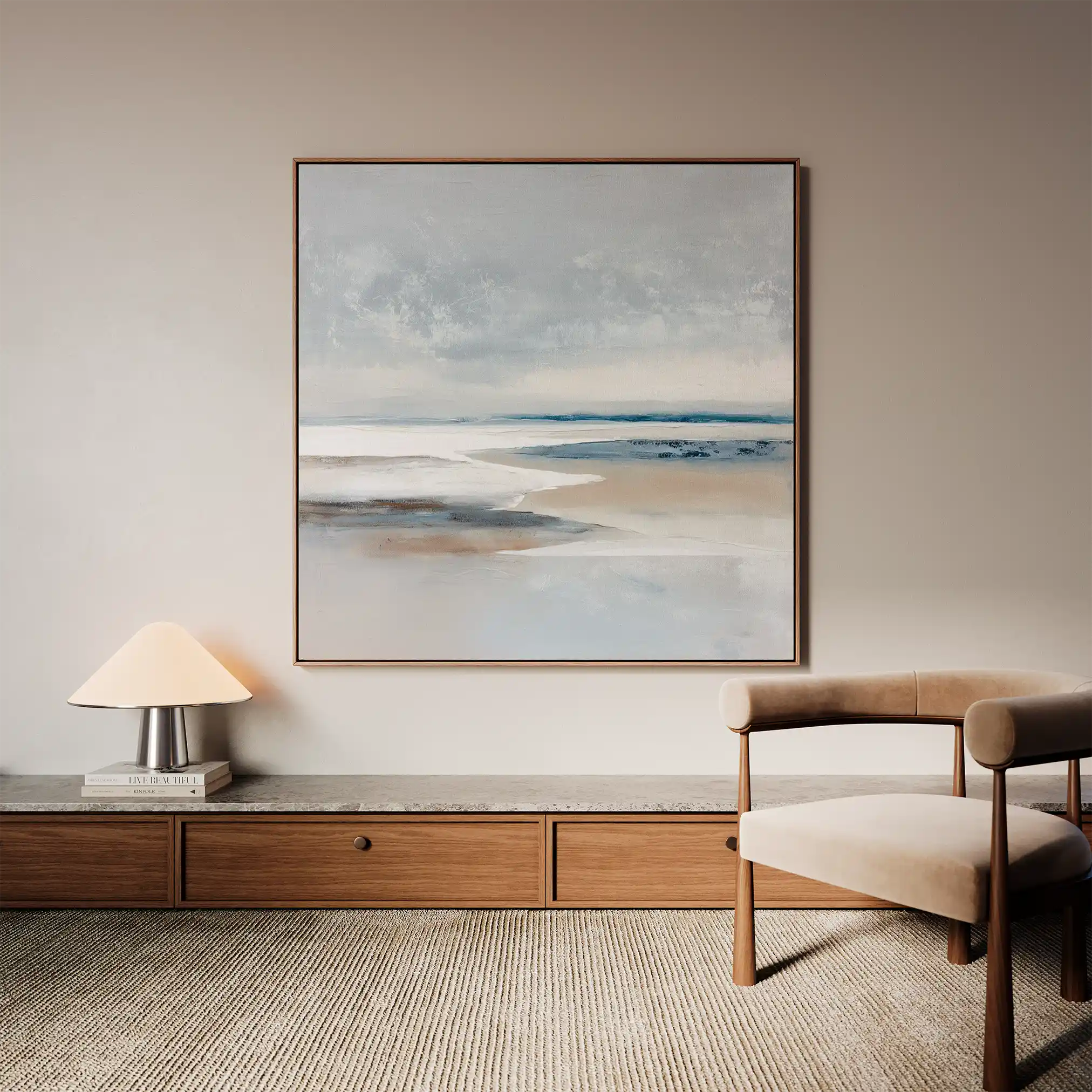 Abstract 1183 Canvas Art 60 x 60 cm / Stretched on hidden frame