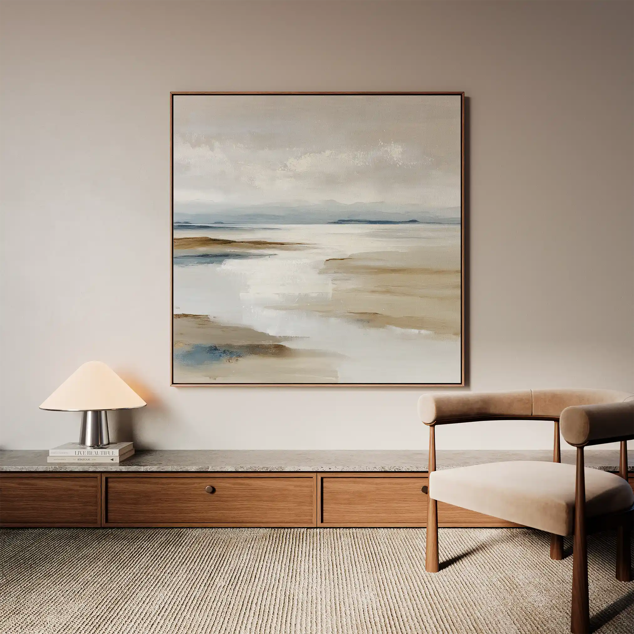 Abstract 1184 Canvas Art 60 x 60 cm / Stretched on hidden frame