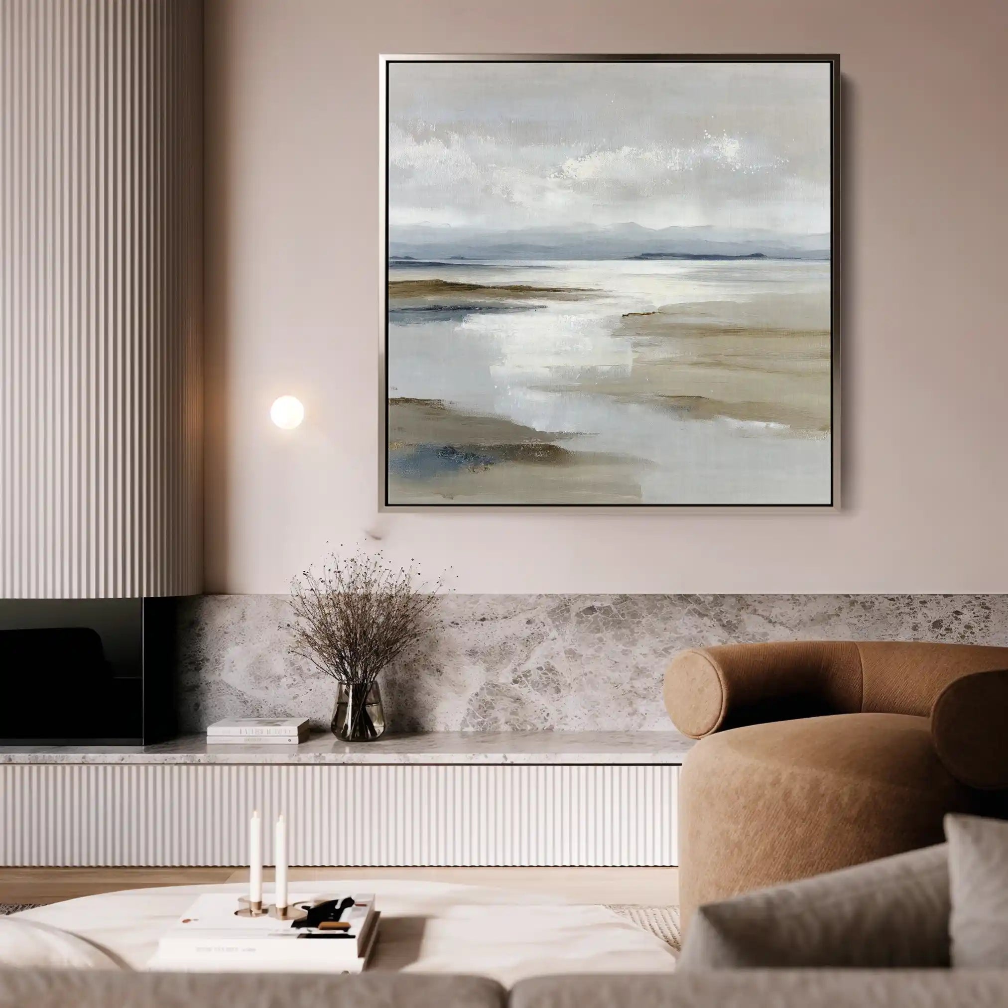 Abstract 1184 Canvas Art 60 x 60 cm / Stretched on hidden frame