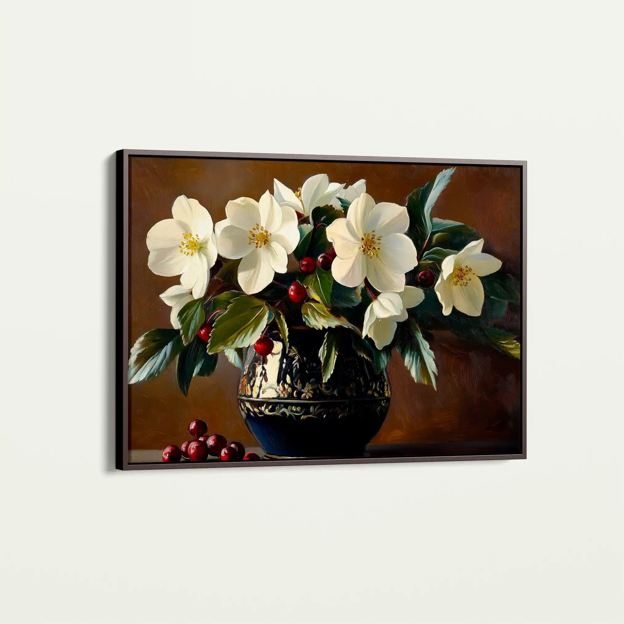 Floral Canvas Wall Art WAD1184-F 90 x 60 cm / Stretched on hidden frame