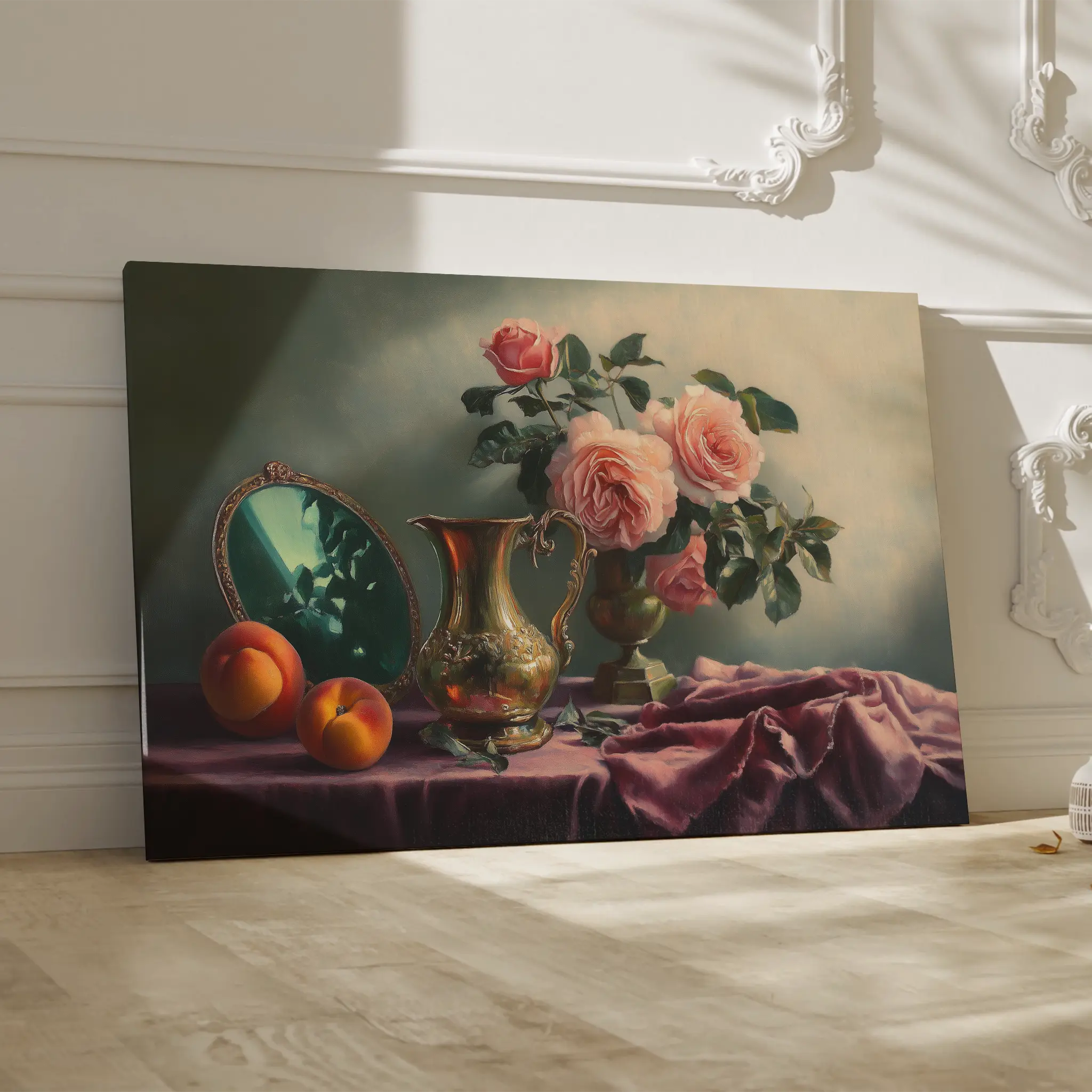 Floral Canvas Wall Art WAD1186-F 90 x 60 cm / Stretched on hidden frame