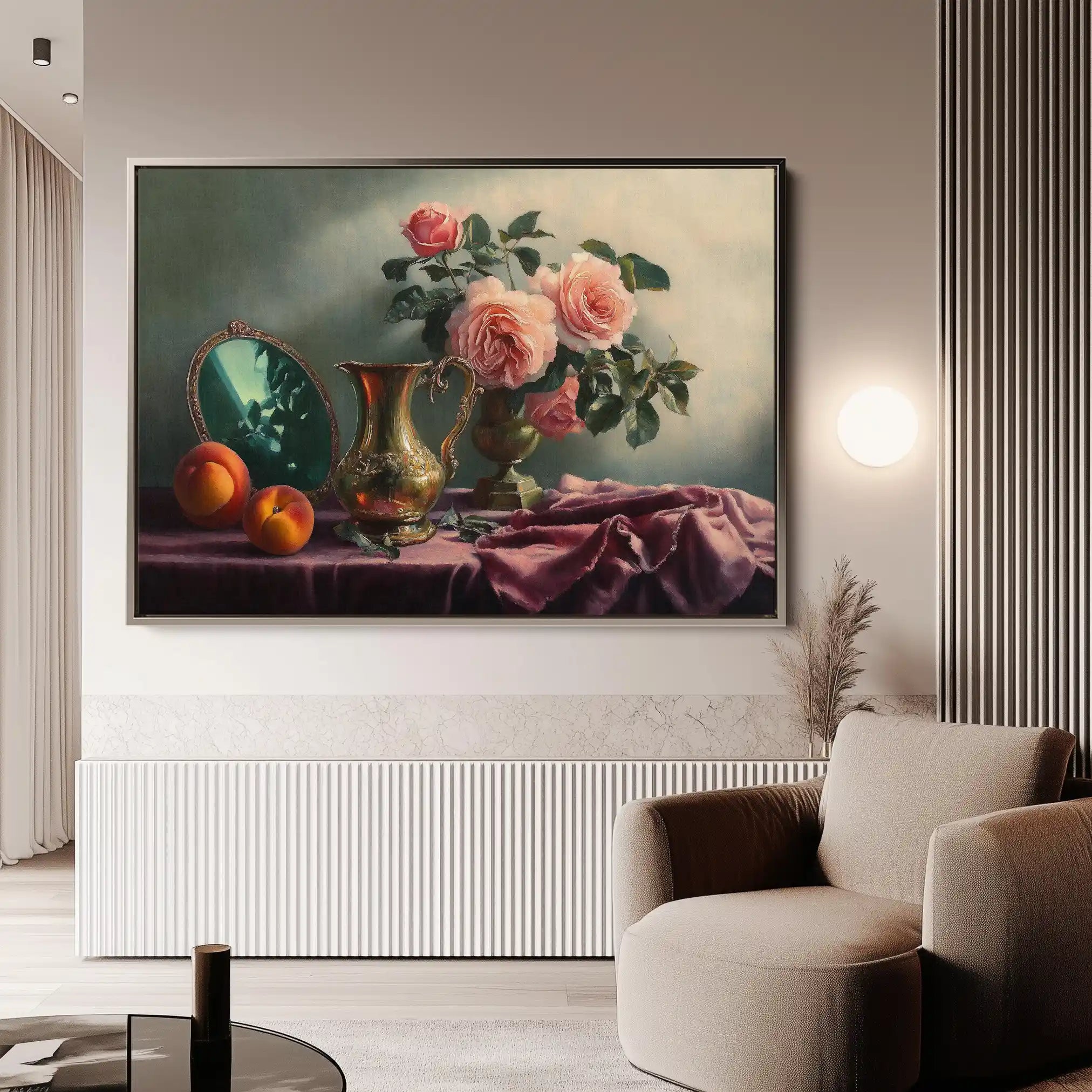 Floral Canvas Wall Art WAD1186-F 90 x 60 cm / Stretched on hidden frame
