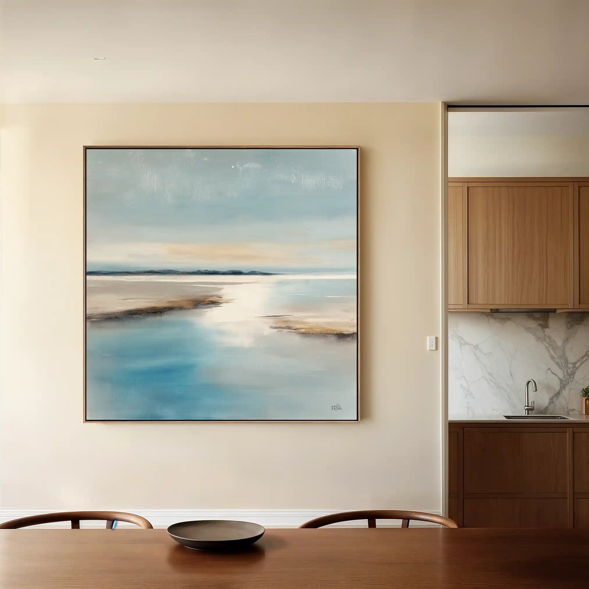 Abstract 1189 Canvas Art 60 x 60 cm / Stretched on hidden frame