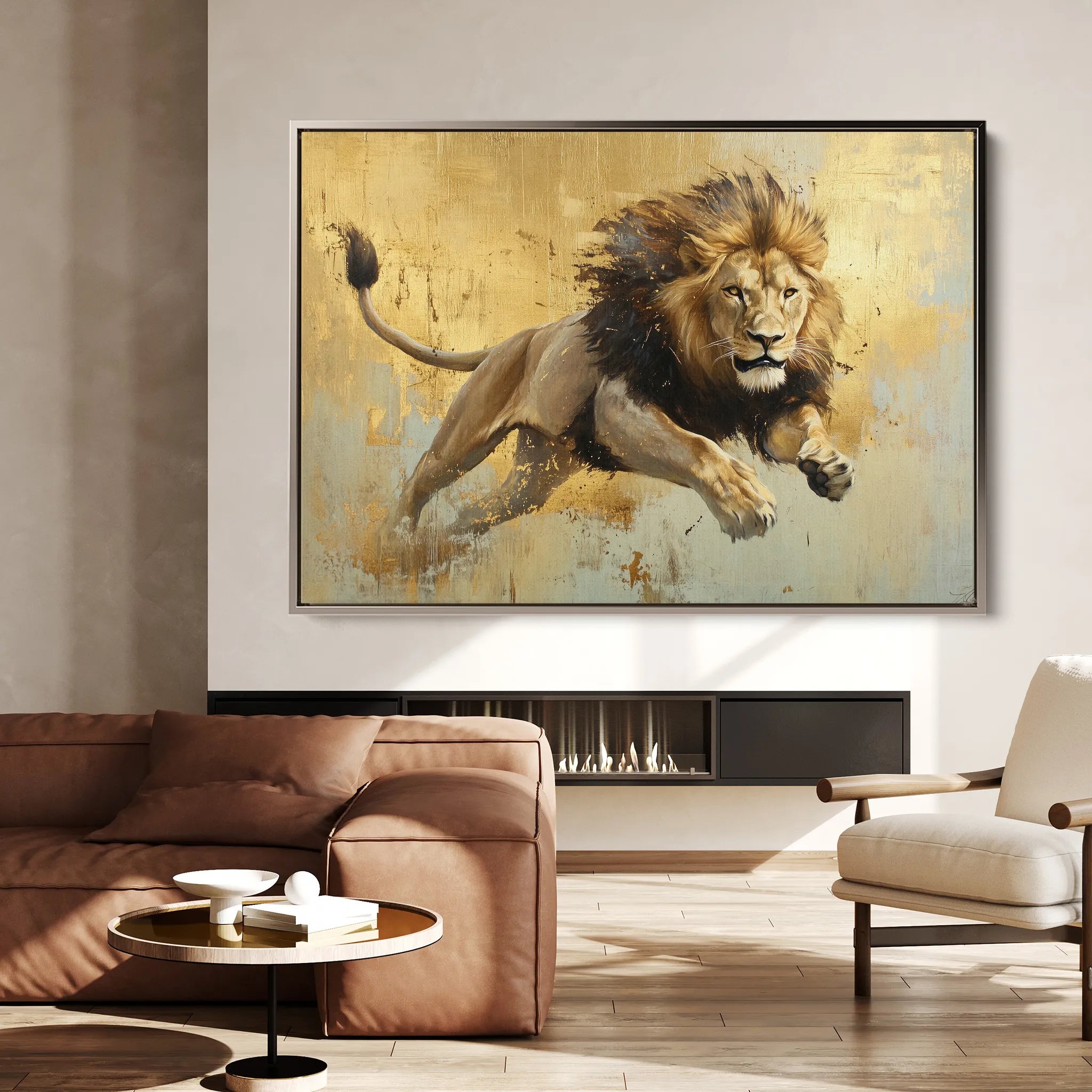 Animals Canvas Wall Art WAD119-AN 90 x 60 cm / Stretched on hidden frame