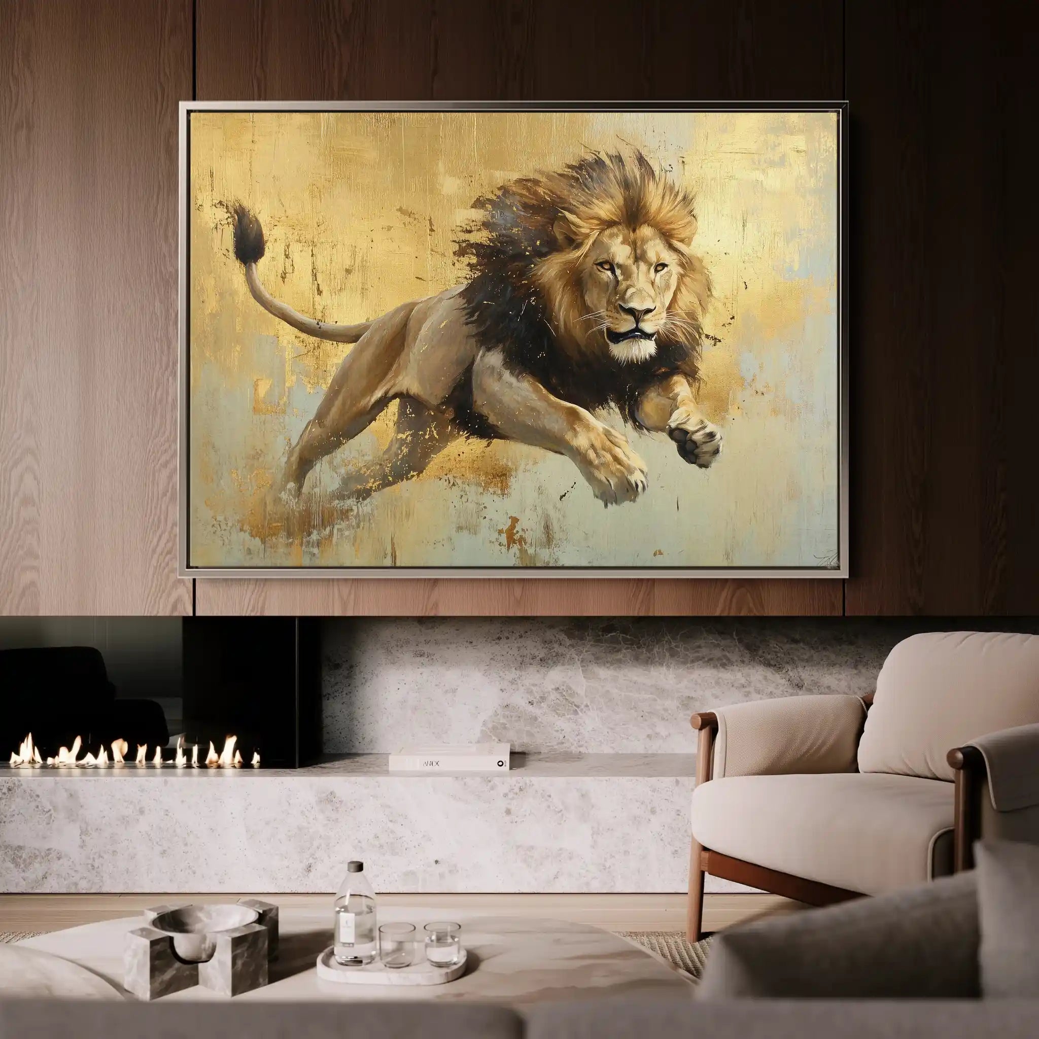 Animals 119 Canvas Art 90 x 60 cm / Stretched on hidden frame