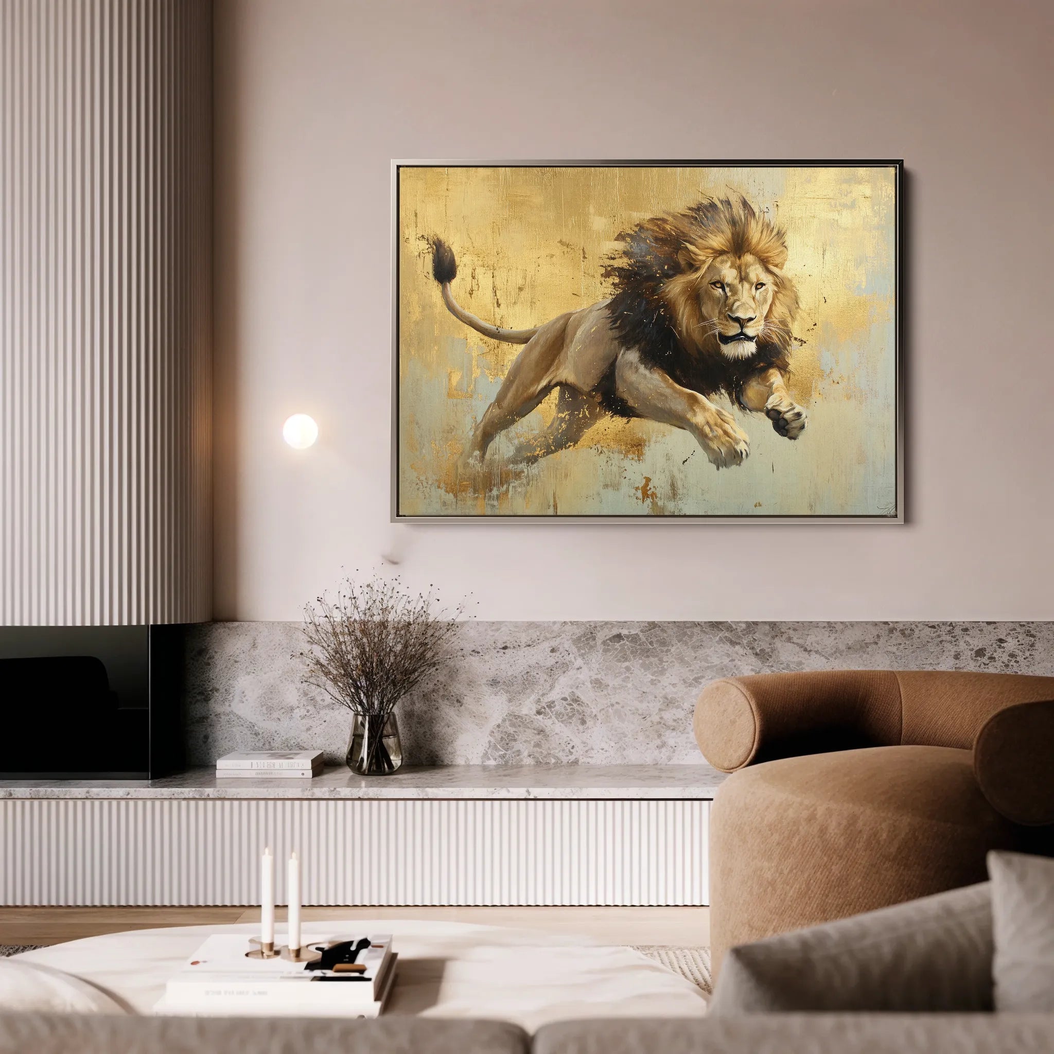 Animals Canvas Wall Art WAD119-AN 90 x 60 cm / Stretched on hidden frame