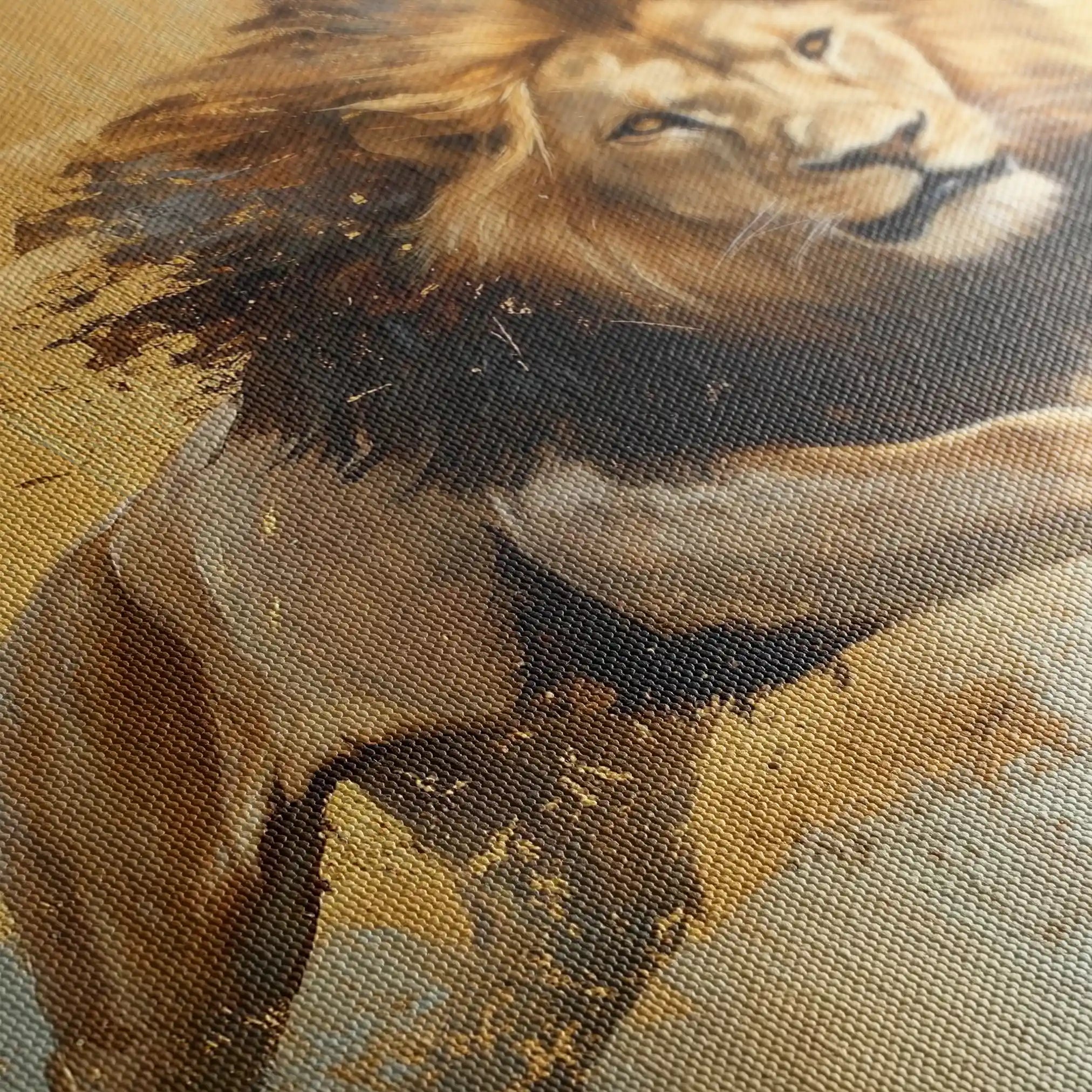 Animals 119 Canvas Art 90 x 60 cm / Stretched on hidden frame
