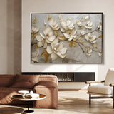 Floral Canvas Wall Art WAD119-F 90 x 60 cm / Stretched on hidden frame