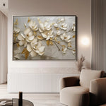 Floral Canvas Wall Art WAD119-F 90 x 60 cm / Stretched on hidden frame