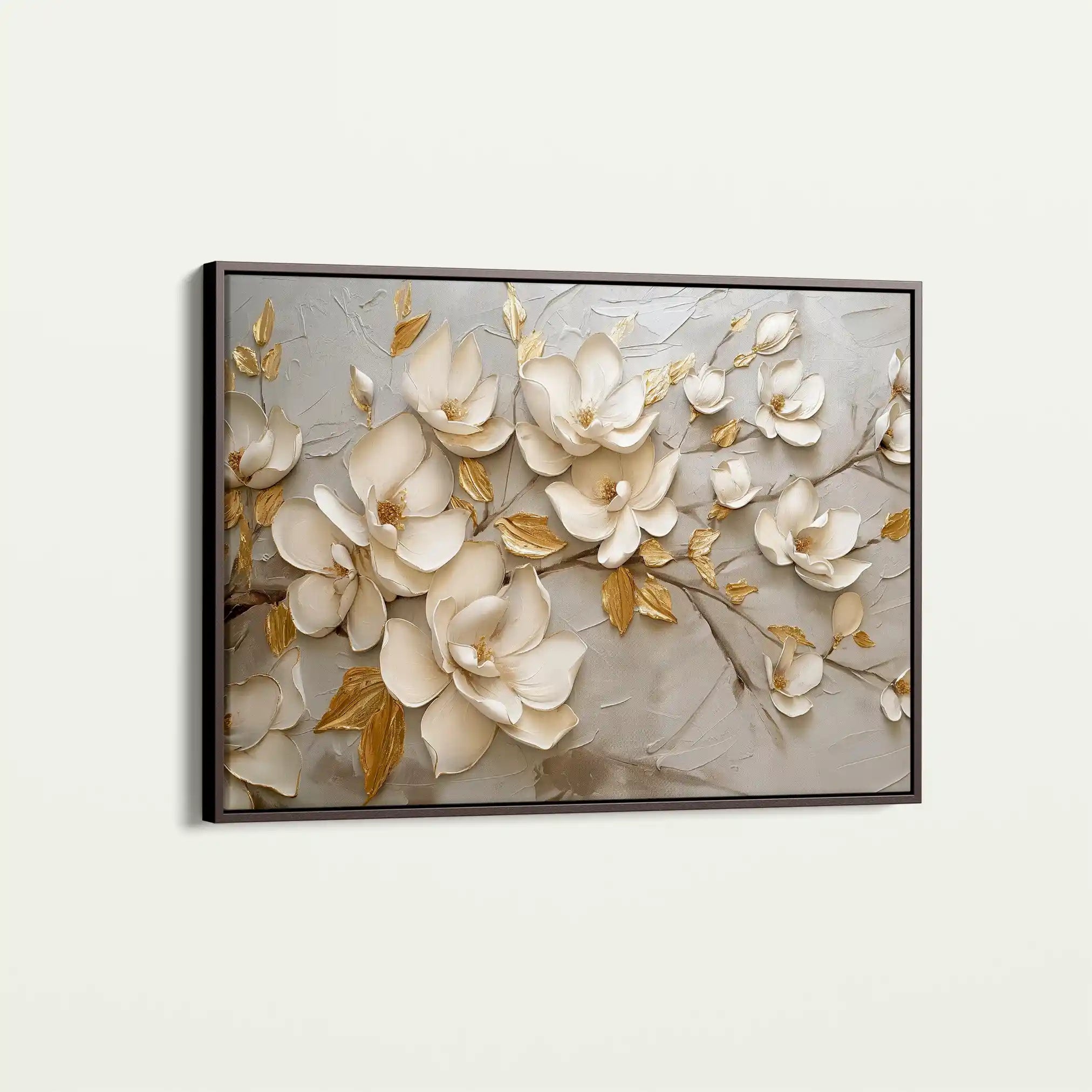 Floral Canvas Wall Art WAD119-F 90 x 60 cm / Stretched on hidden frame