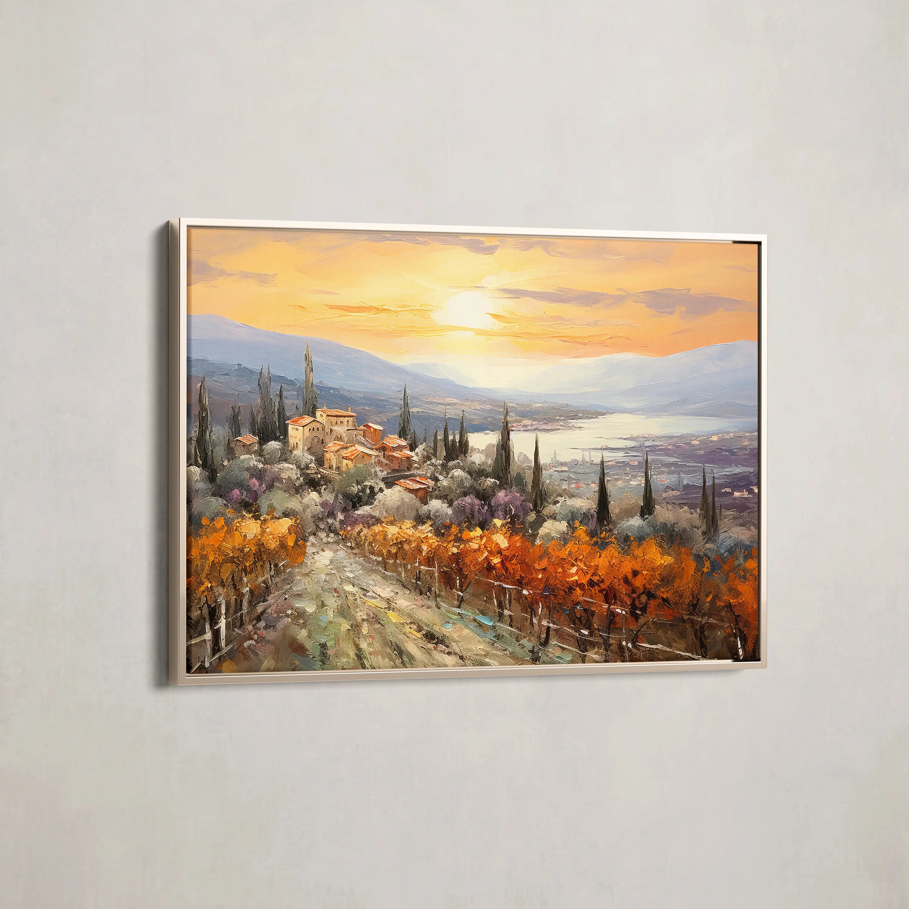 Landscape Canvas Wall Art WAD119-L 90 x 60 cm / Stretched on hidden frame