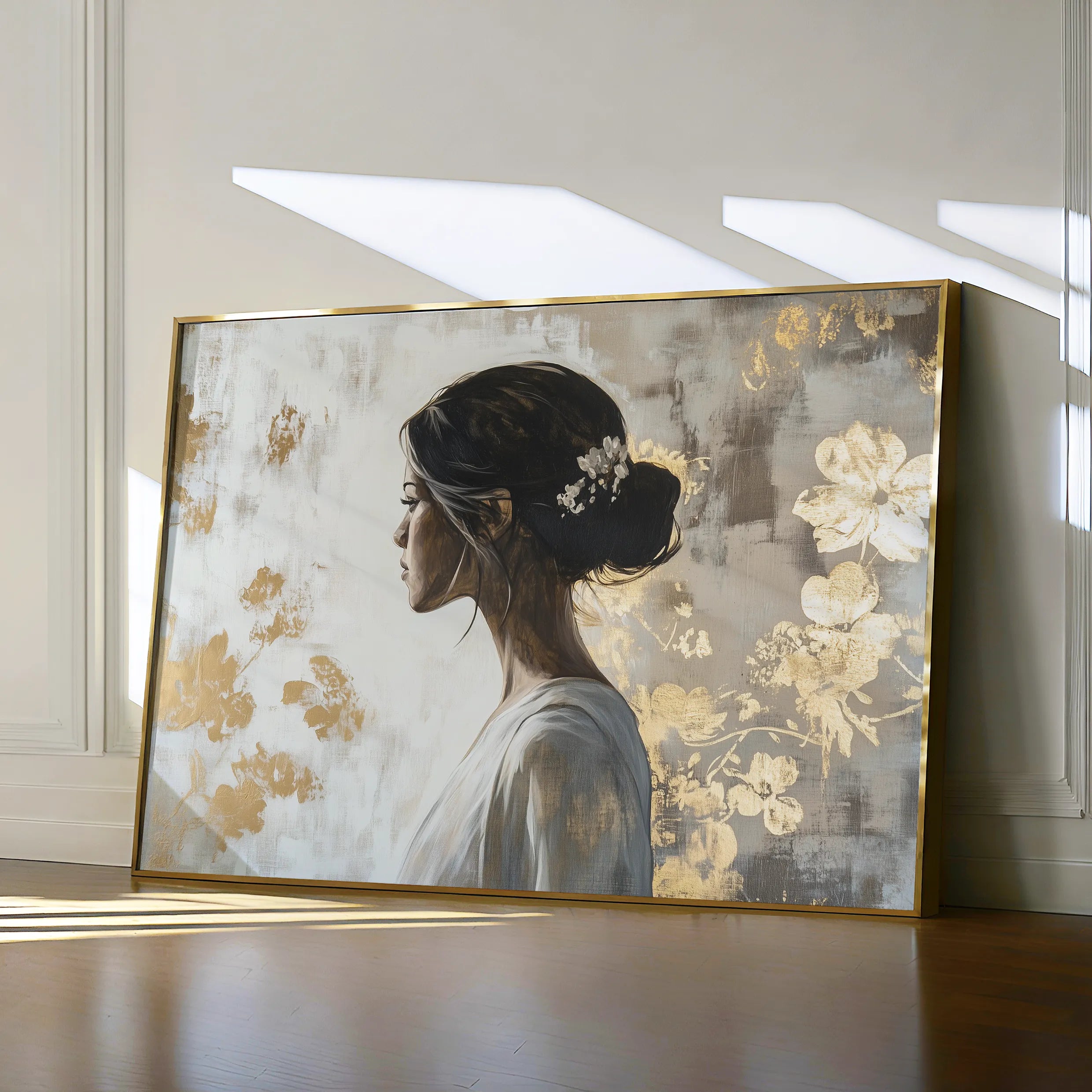 Portrait Canvas Wall Art WAD119-P 90 x 60 cm / Stretched on hidden frame