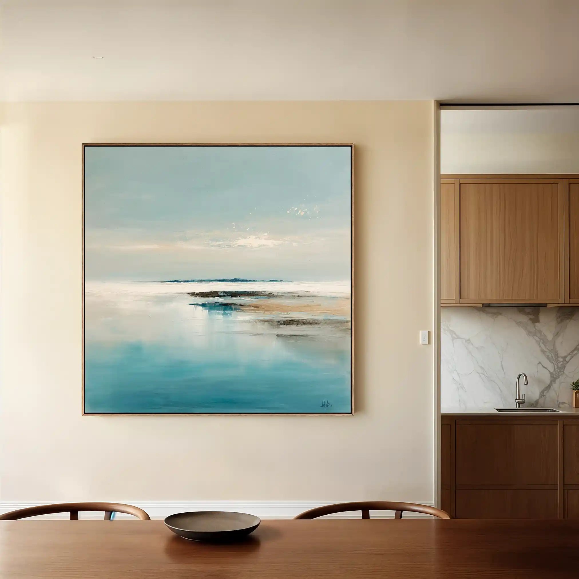 Abstract 1190 Canvas Art 60 x 60 cm / Stretched on hidden frame