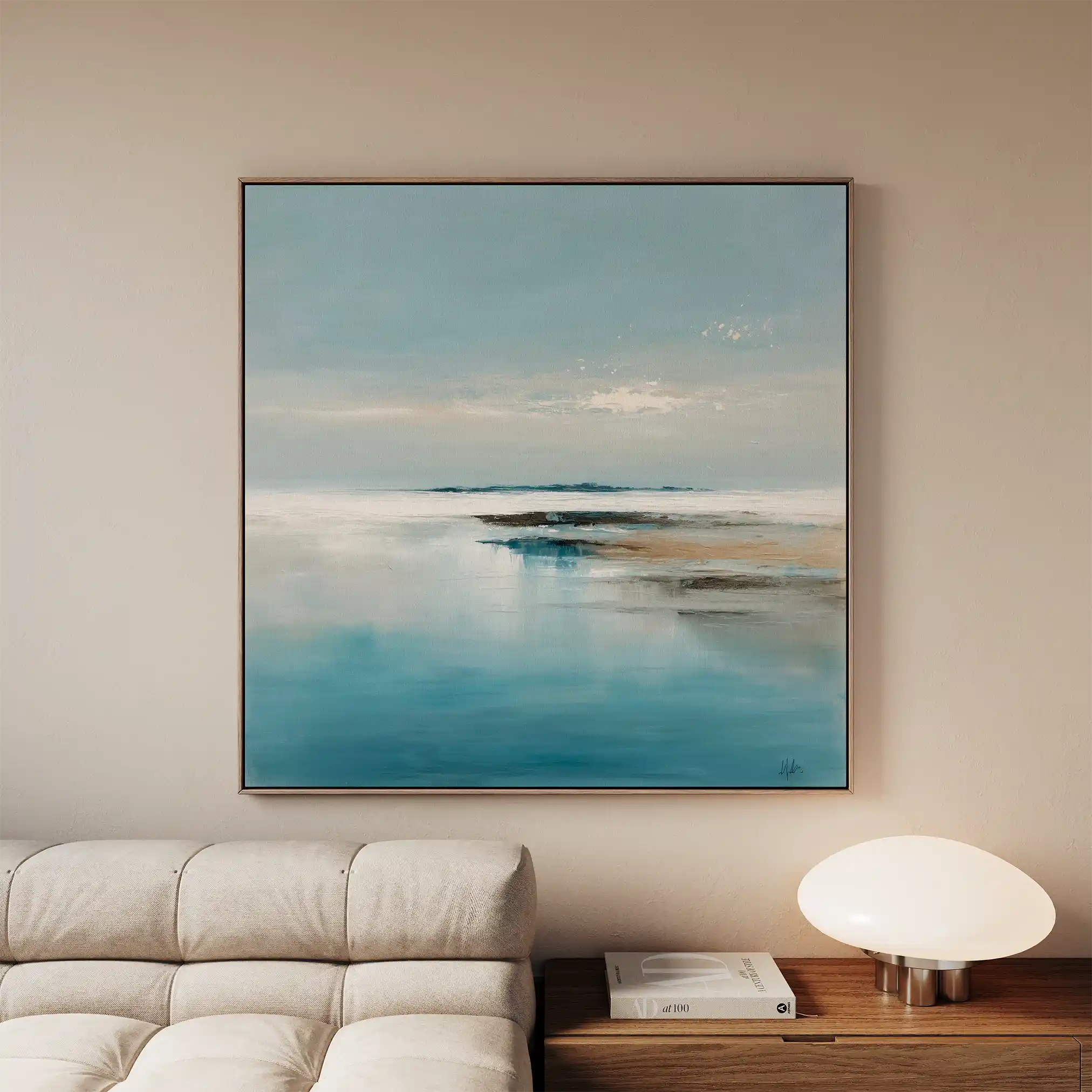 Abstract 1190 Canvas Art 60 x 60 cm / Stretched on hidden frame