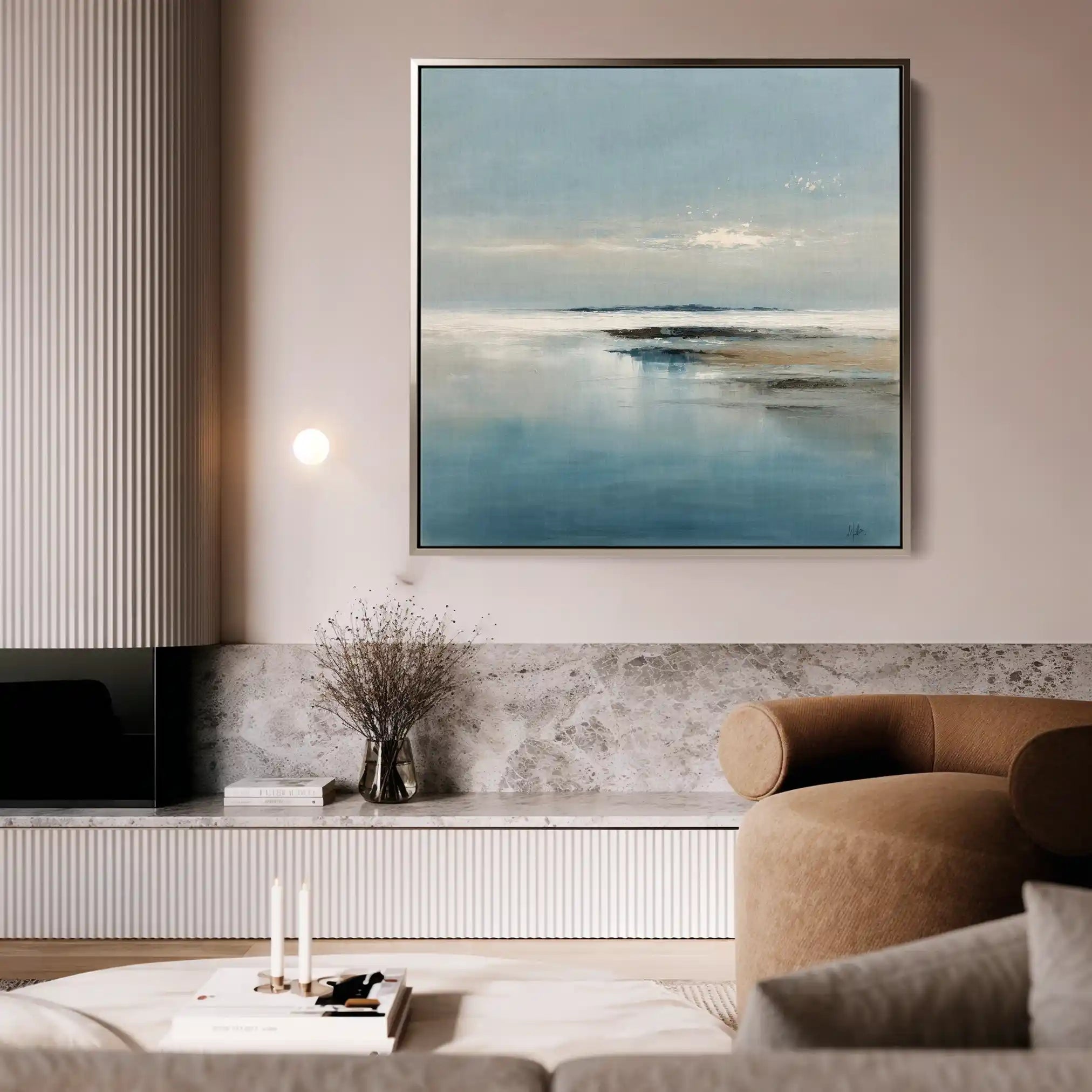 Abstract 1190 Canvas Art 60 x 60 cm / Stretched on hidden frame
