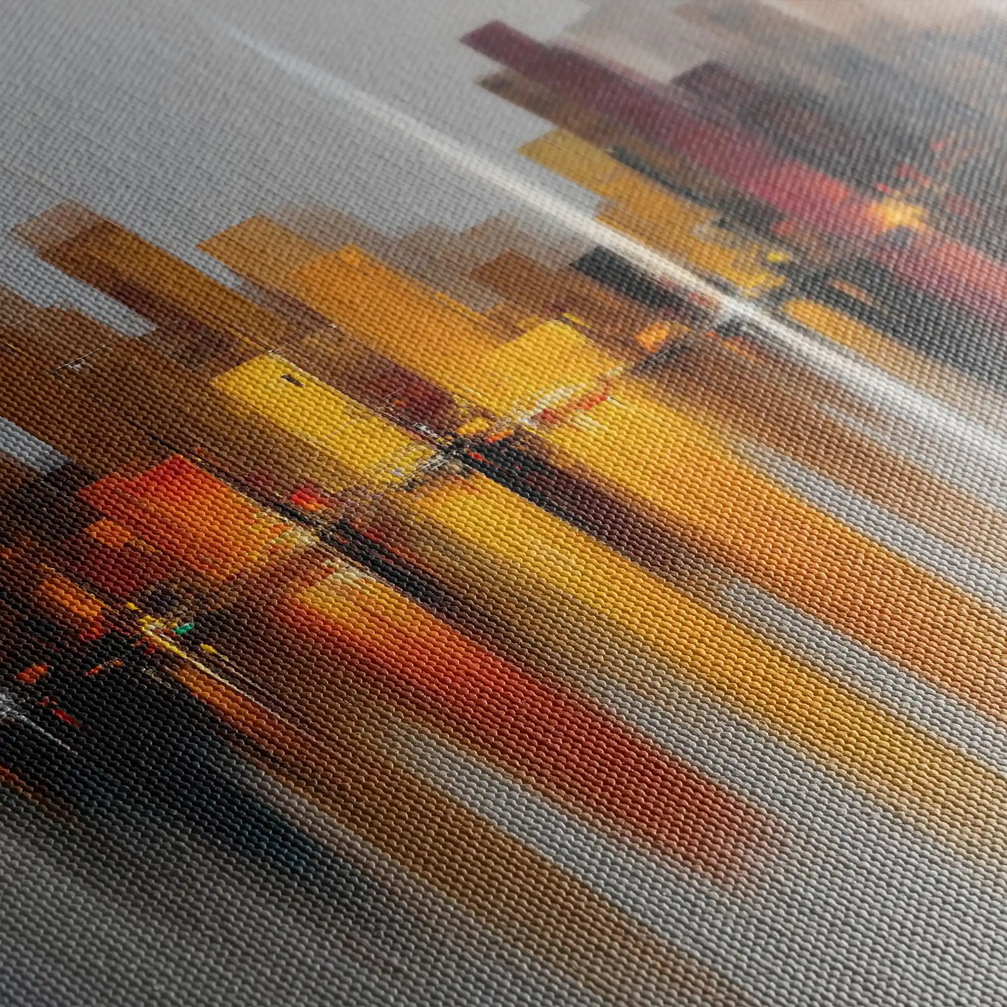 Abstract 1191 Canvas Art 60 x 60 cm / Stretched on hidden frame