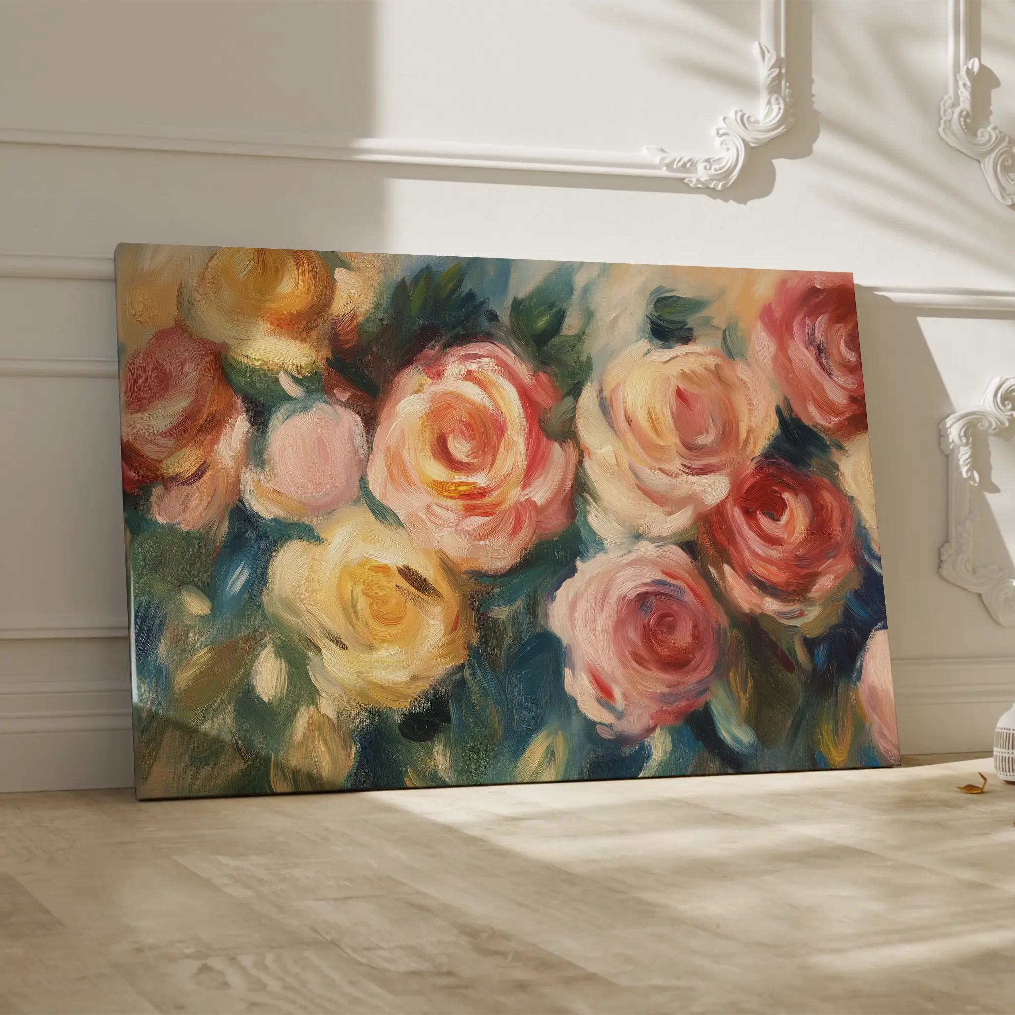 Floral Canvas Wall Art WAD1191-F 90 x 60 cm / Stretched on hidden frame