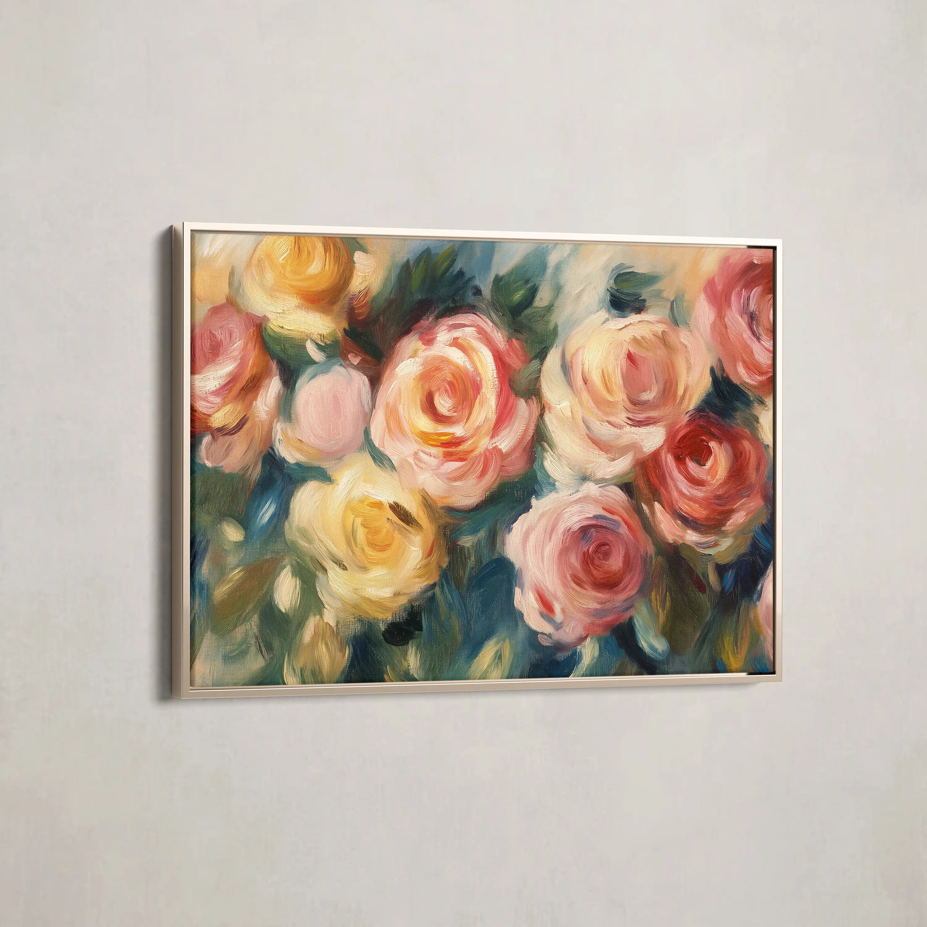 Floral Canvas Wall Art WAD1191-F 90 x 60 cm / Stretched on hidden frame