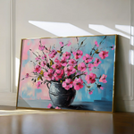 Floral Canvas Wall Art WAD1192-F 90 x 60 cm / Stretched on hidden frame