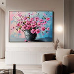 Floral Canvas Wall Art WAD1192-F 90 x 60 cm / Stretched on hidden frame