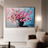 Floral Canvas Wall Art WAD1192-F 90 x 60 cm / Stretched on hidden frame