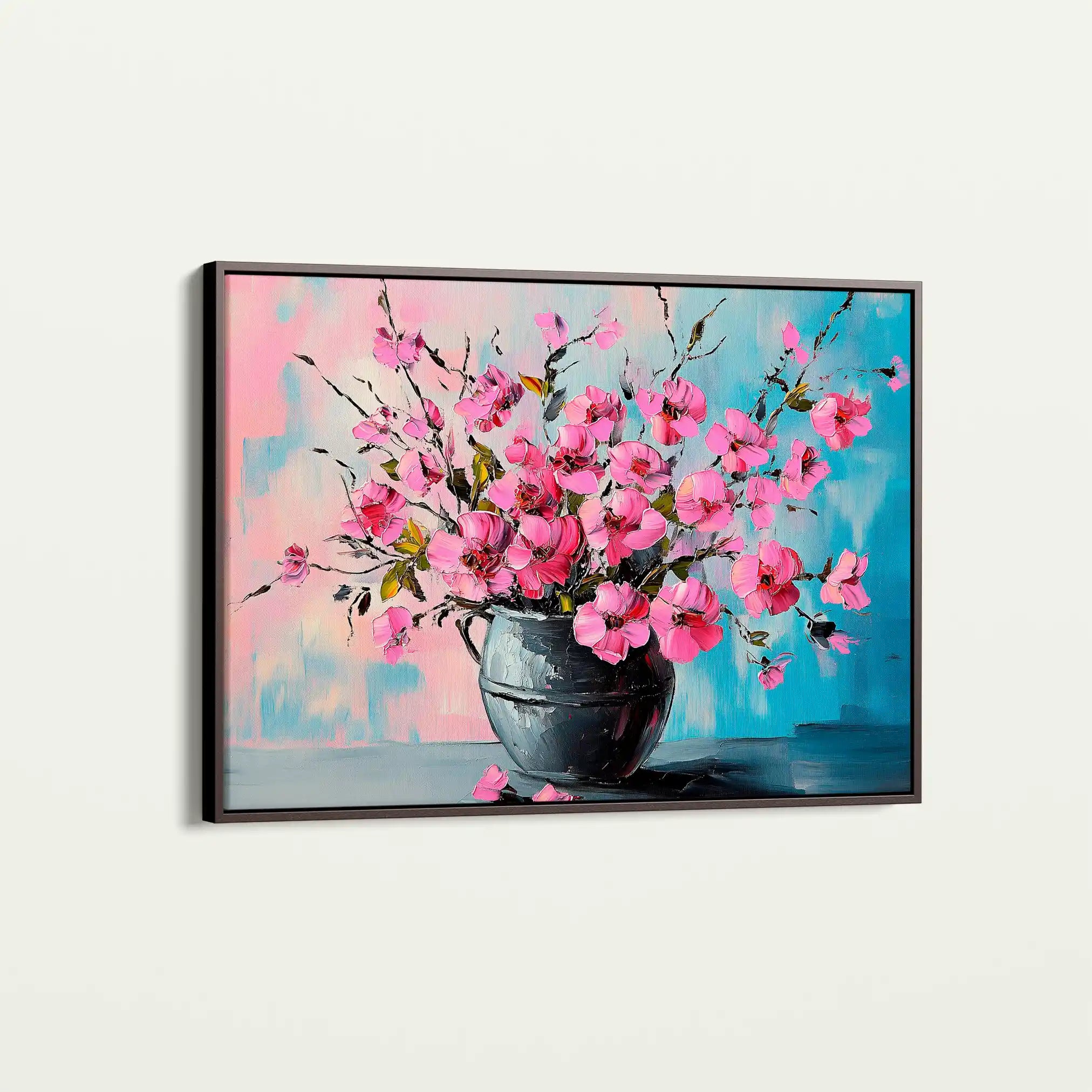 Floral Canvas Wall Art WAD1192-F 90 x 60 cm / Stretched on hidden frame