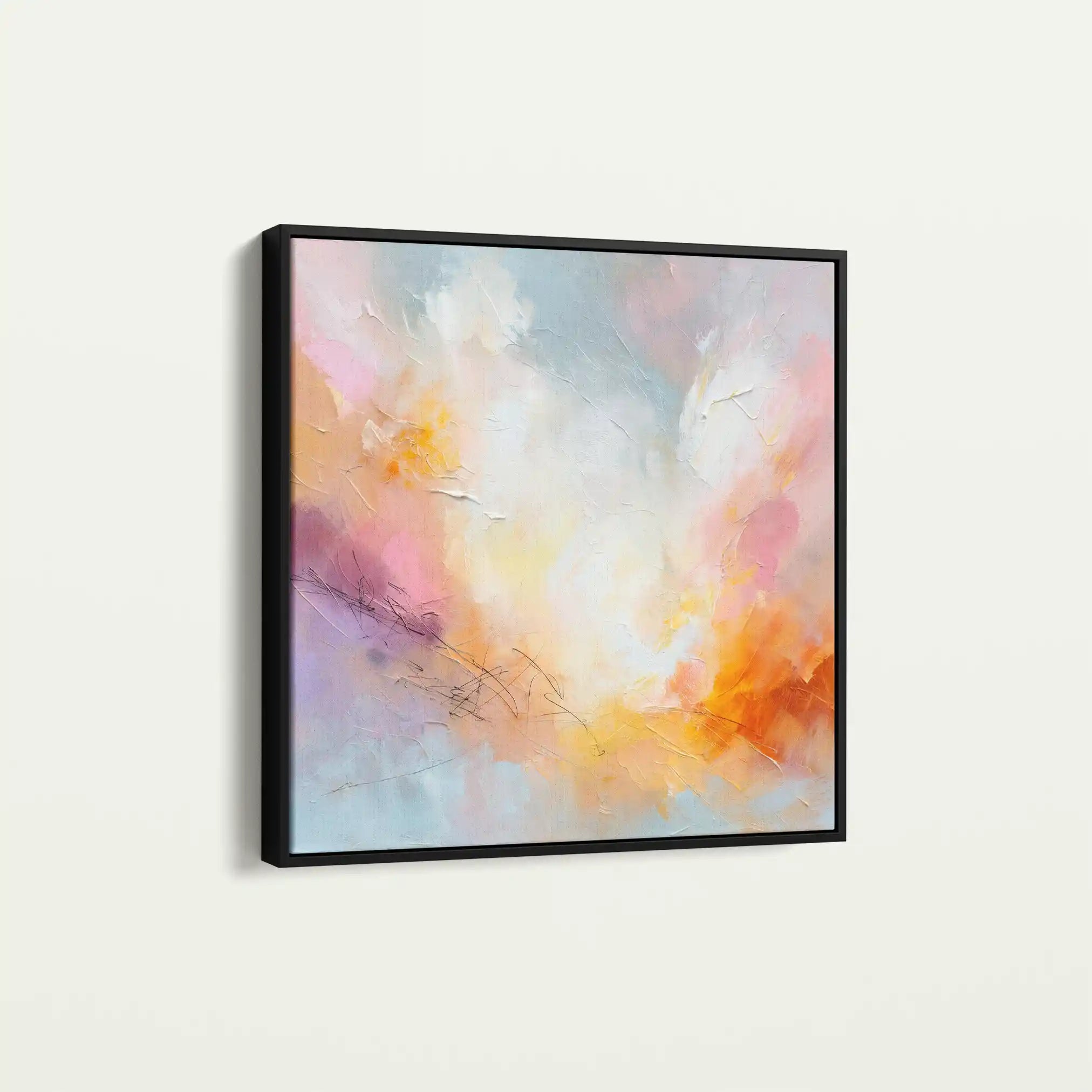 Abstract 1193 Canvas Art 60 x 60 cm / Stretched on hidden frame