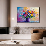 Floral Canvas Wall Art WAD1193-F 90 x 60 cm / Stretched on hidden frame