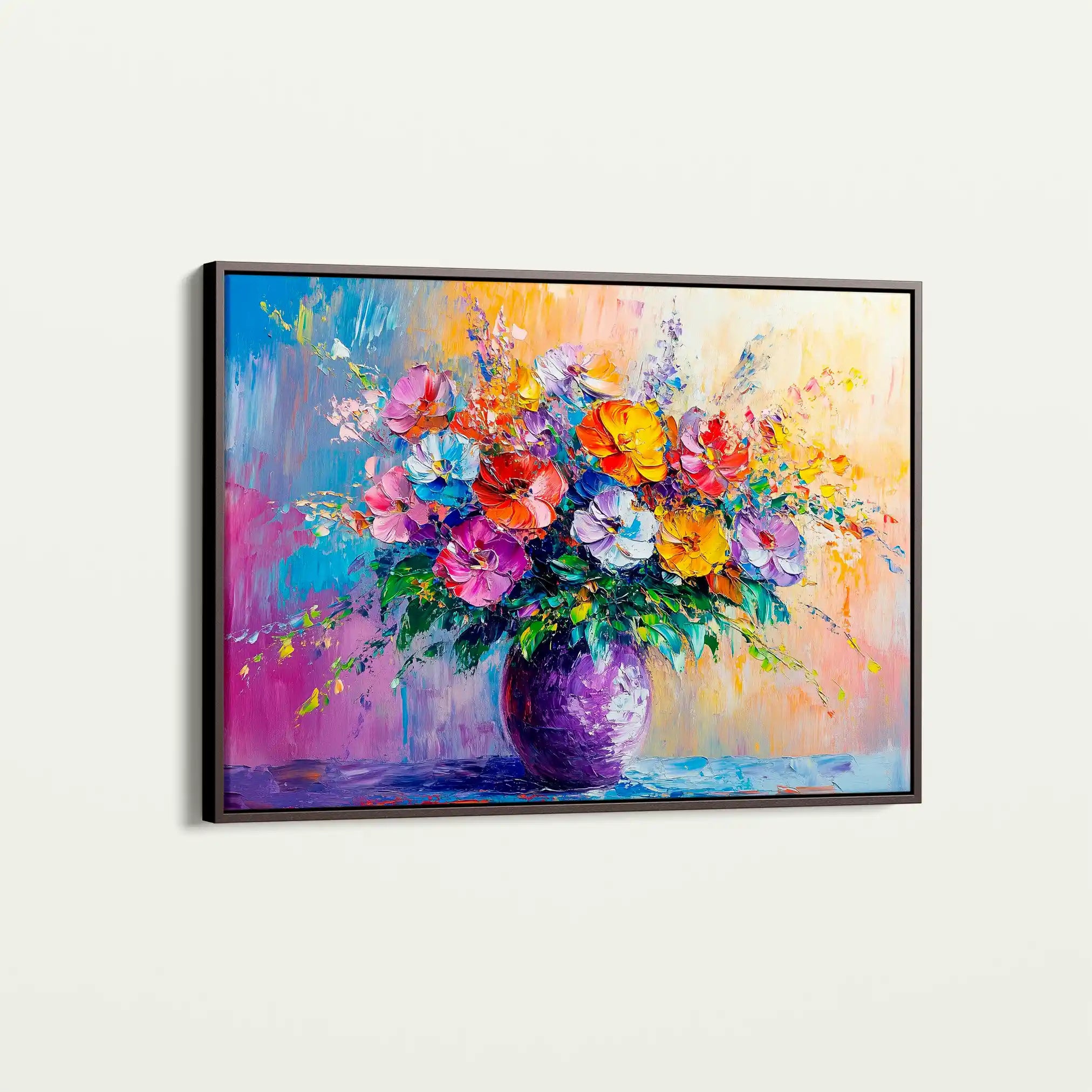 Floral Canvas Wall Art WAD1193-F 90 x 60 cm / Stretched on hidden frame