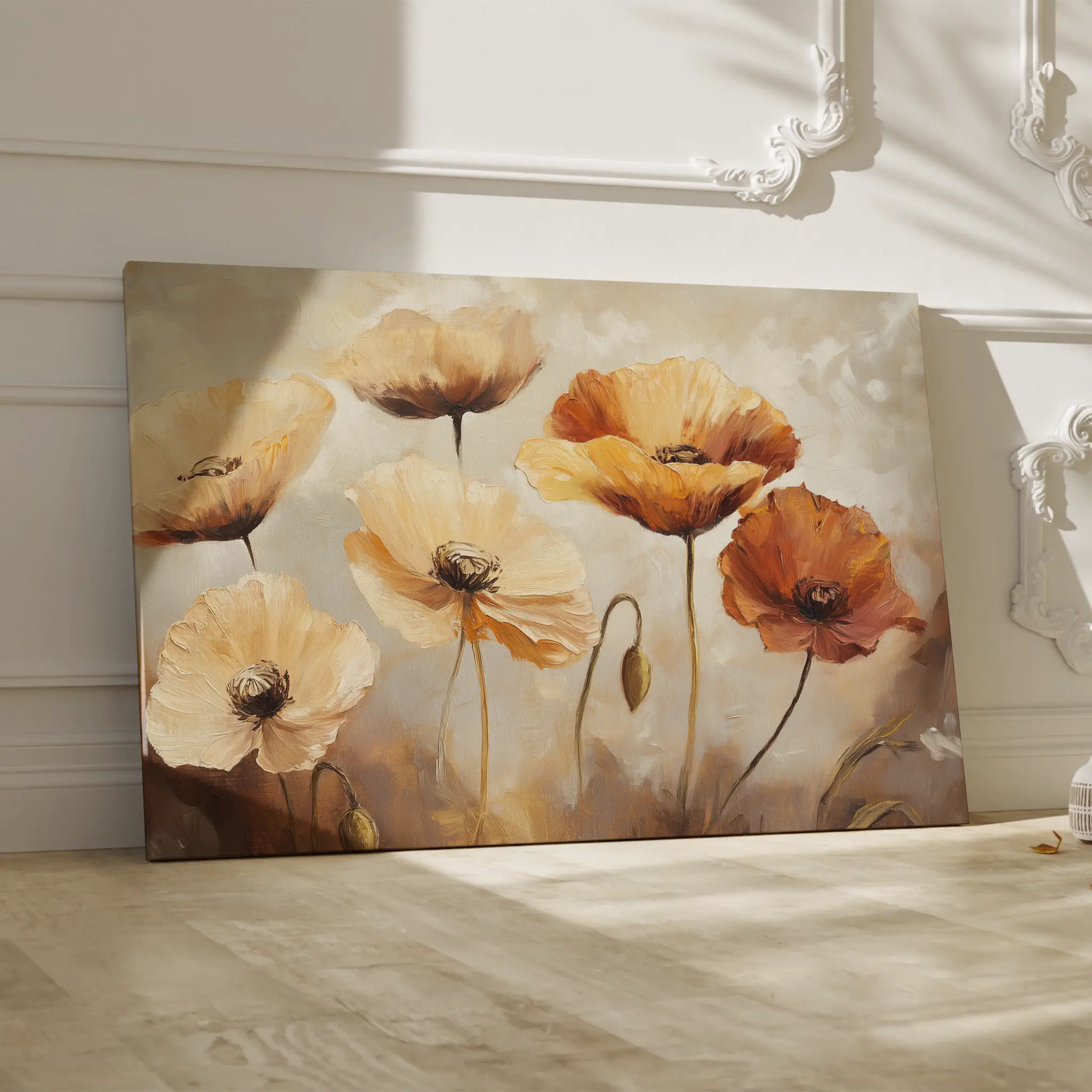 Floral Canvas Wall Art WAD1194-F 90 x 60 cm / Stretched on hidden frame