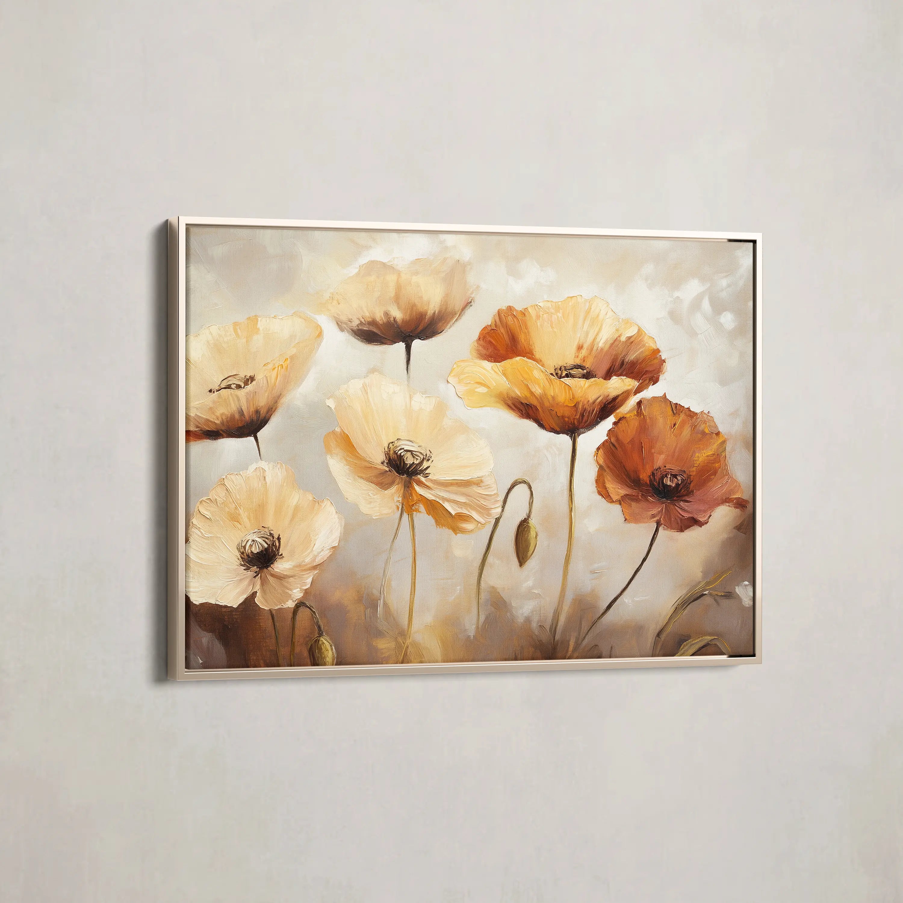 Floral Canvas Wall Art WAD1194-F 90 x 60 cm / Stretched on hidden frame