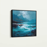 Abstract 1196 Canvas Art 60 x 60 cm / Stretched on hidden frame