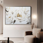 Floral Canvas Wall Art WAD1196-F 90 x 60 cm / Stretched on hidden frame