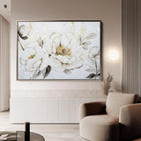 Floral Canvas Wall Art WAD1196-F 90 x 60 cm / Stretched on hidden frame