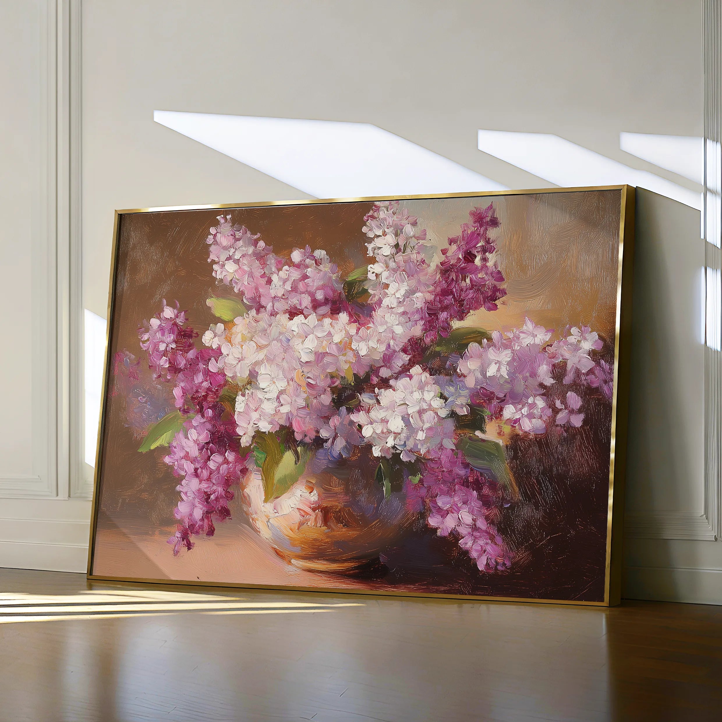 Floral Canvas Wall Art WAD1197-F 90 x 60 cm / Stretched on hidden frame
