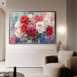 Floral Canvas Wall Art WAD1198-F 90 x 60 cm / Stretched on hidden frame