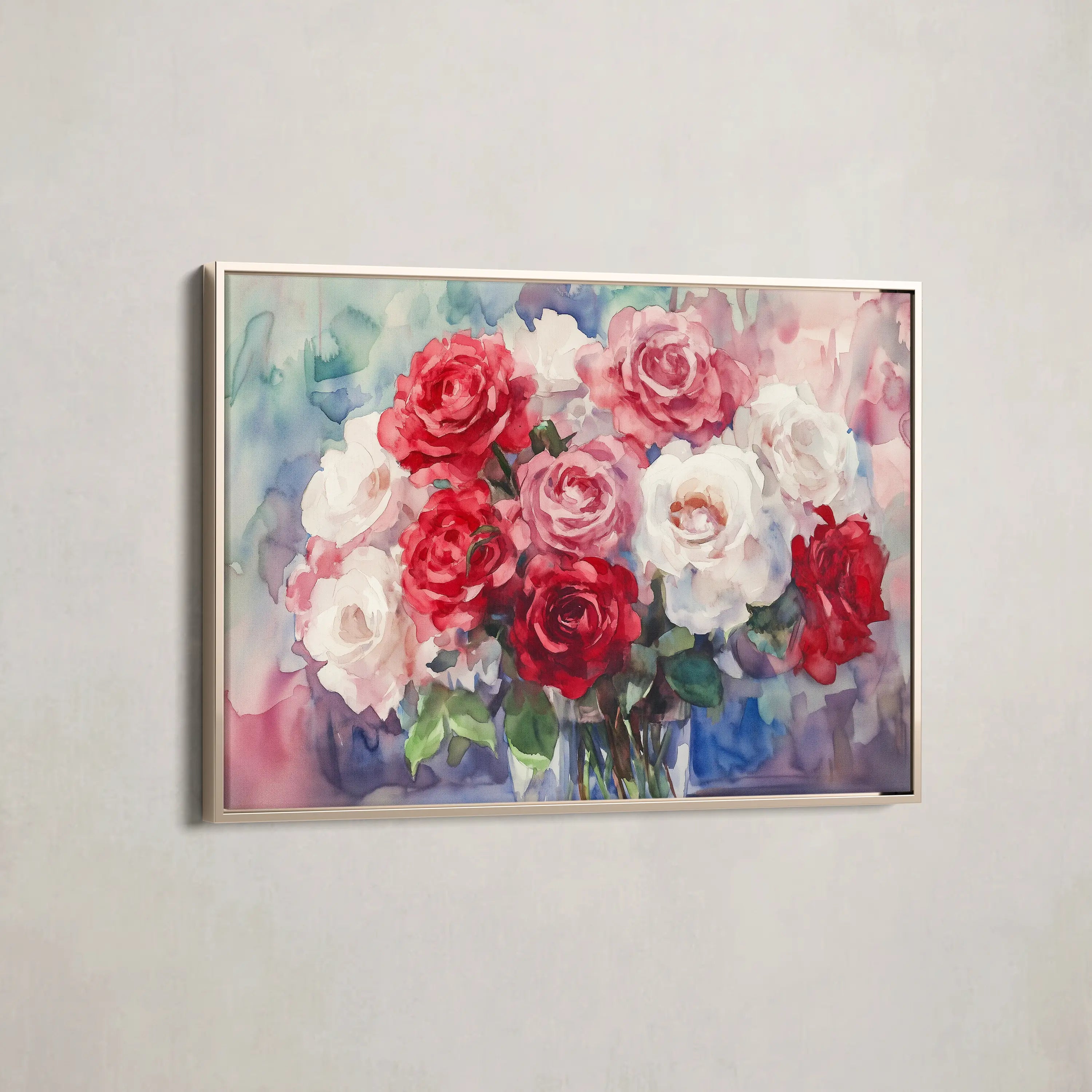 Floral Canvas Wall Art WAD1198-F 90 x 60 cm / Stretched on hidden frame